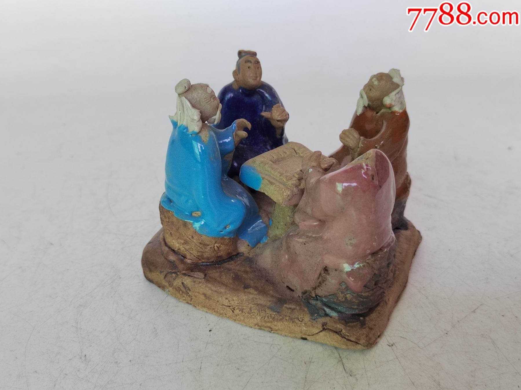 石湾窑人物-雕塑瓷/瓷雕-7788版画原作