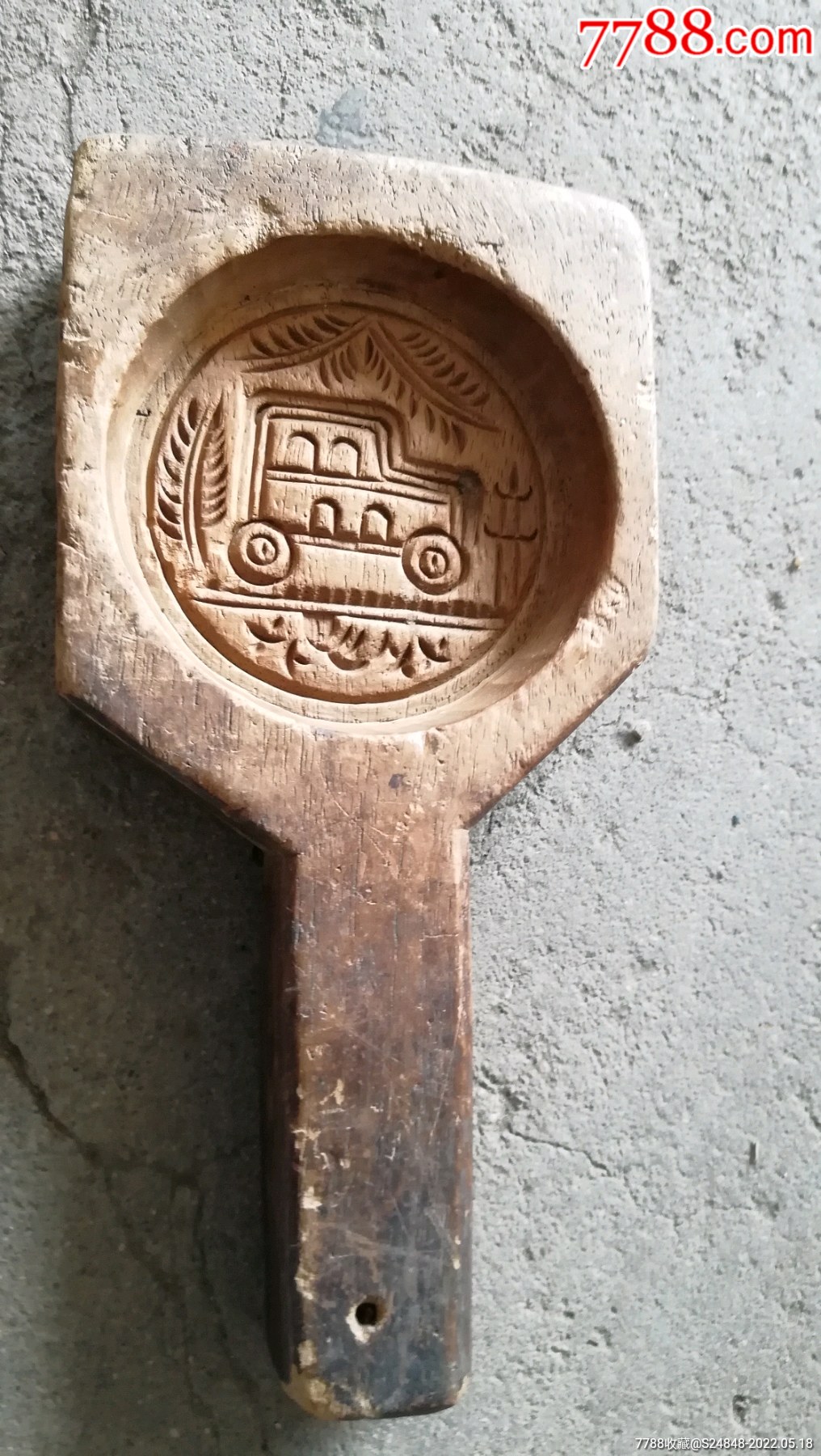 民国印糕板汽车图案