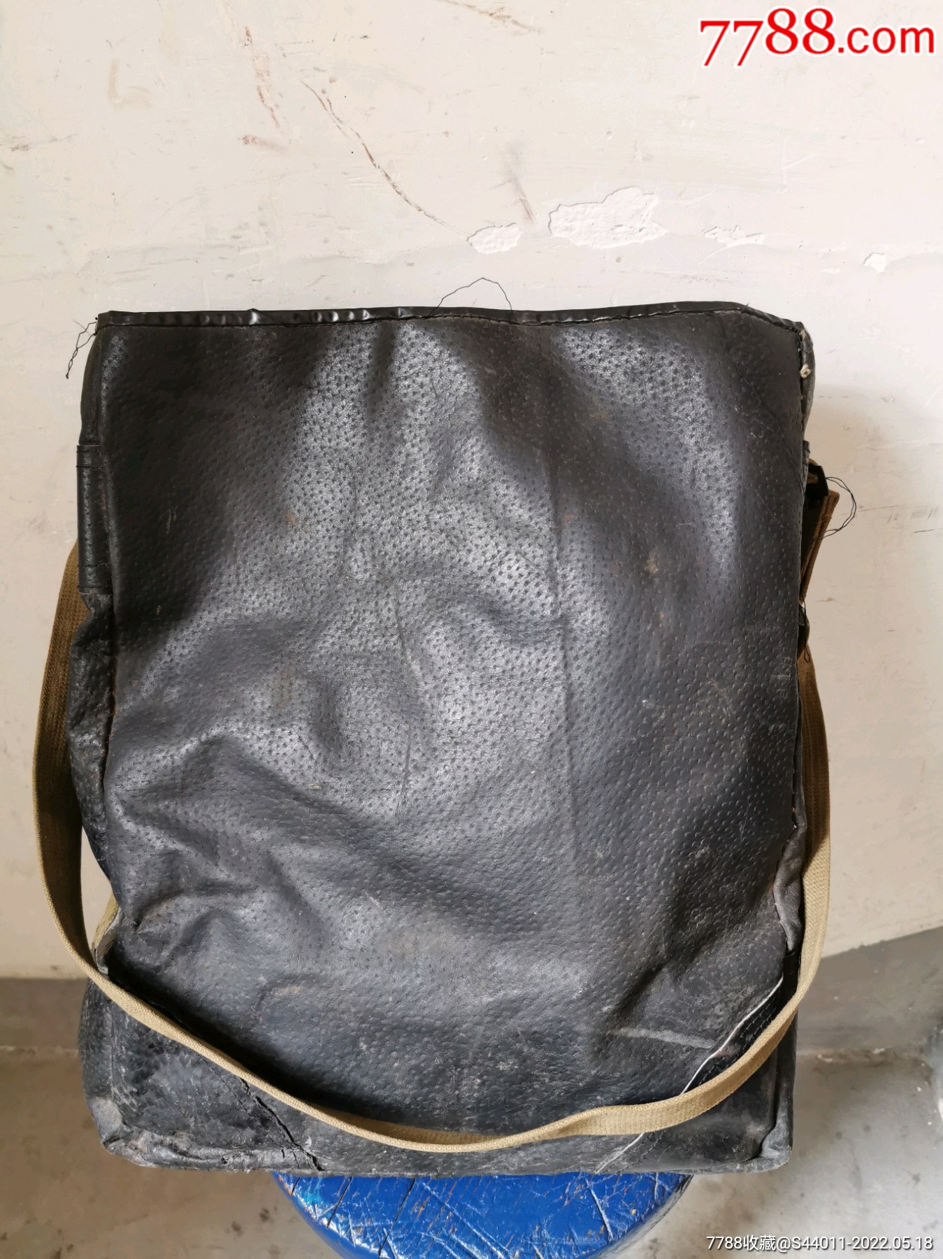 7080年代老工匠真皮工具兜子背包8
