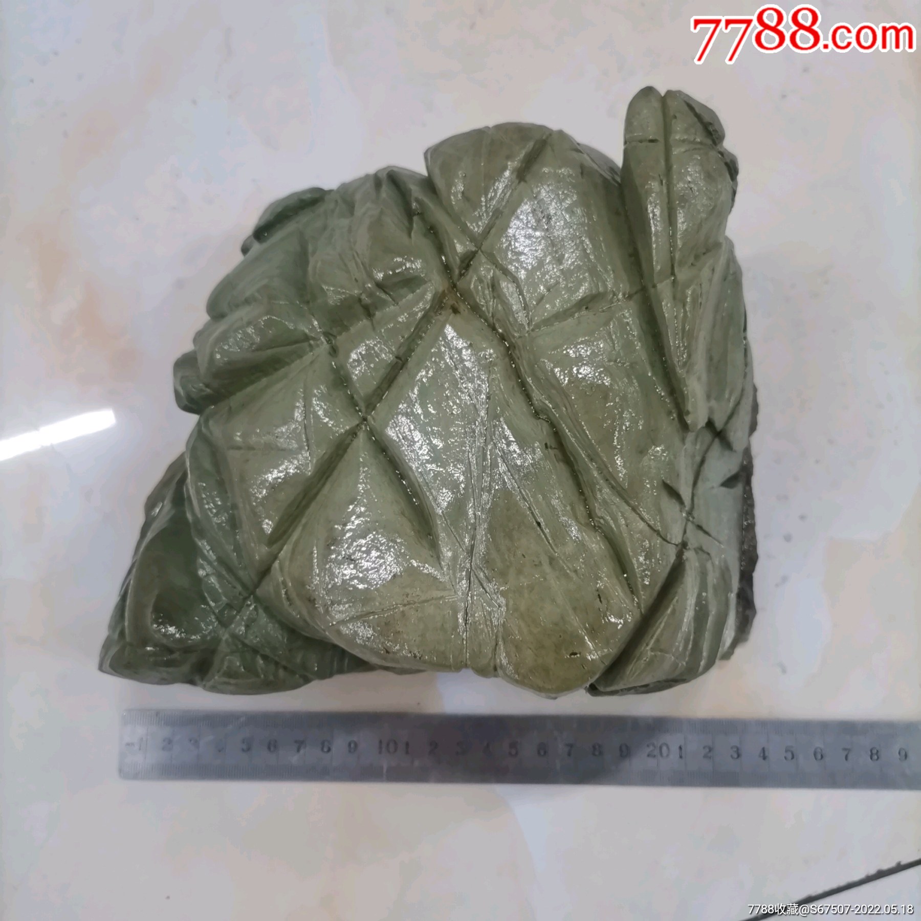 松花石1山子原石水头好型好