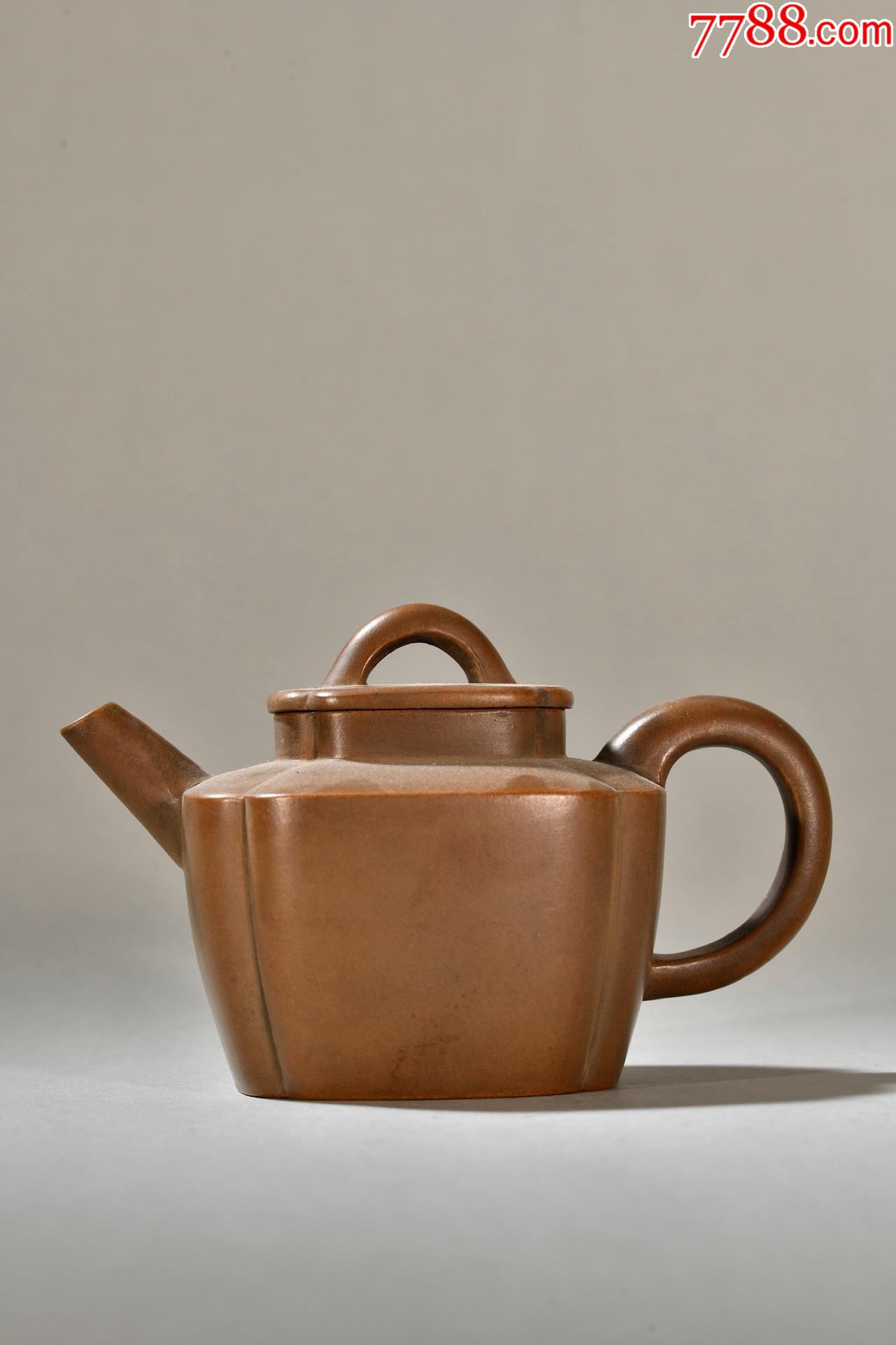 紫砂段泥茶壶