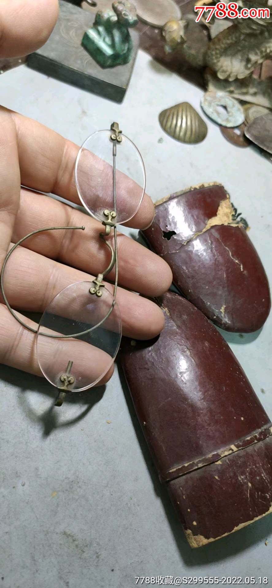 老!水晶!眼镜!品相如图!260_价格260元_第1张_7788收藏__收藏热线