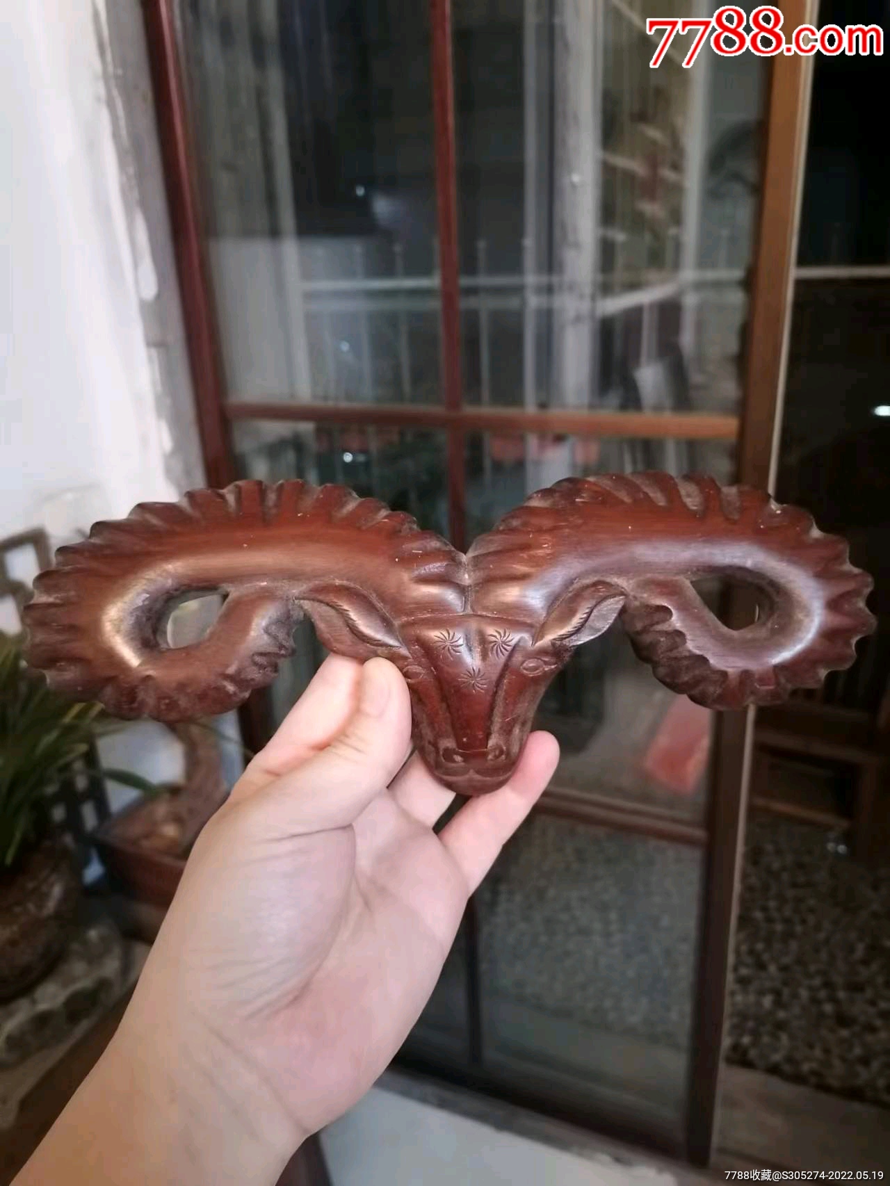 木制山羊雕摆件-价格:68元-se87172940-木雕壁画/壁挂-零售-7788收藏