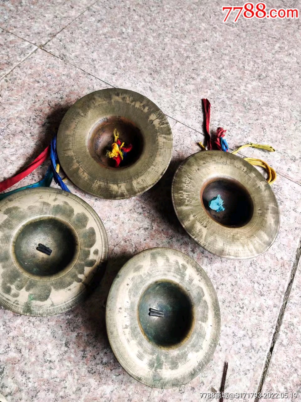 民国老铜钹两对声音响亮