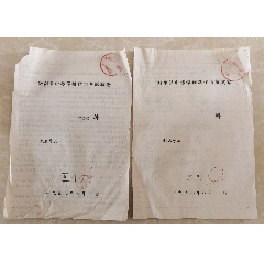 1958年河南省黔阳县中等学校新生【中国语文、数学】考试试卷各一份