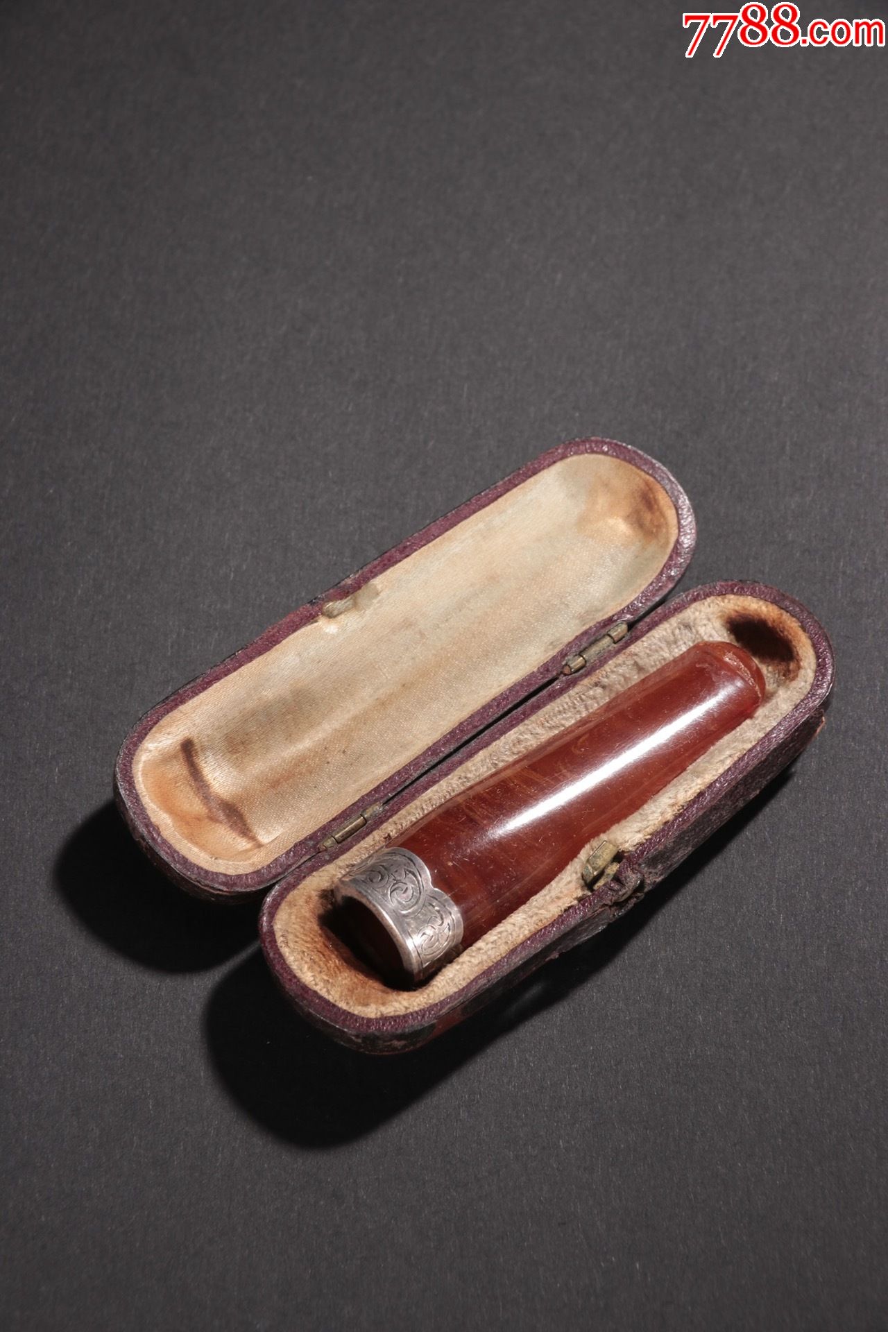 天然老蜜蜡烟嘴