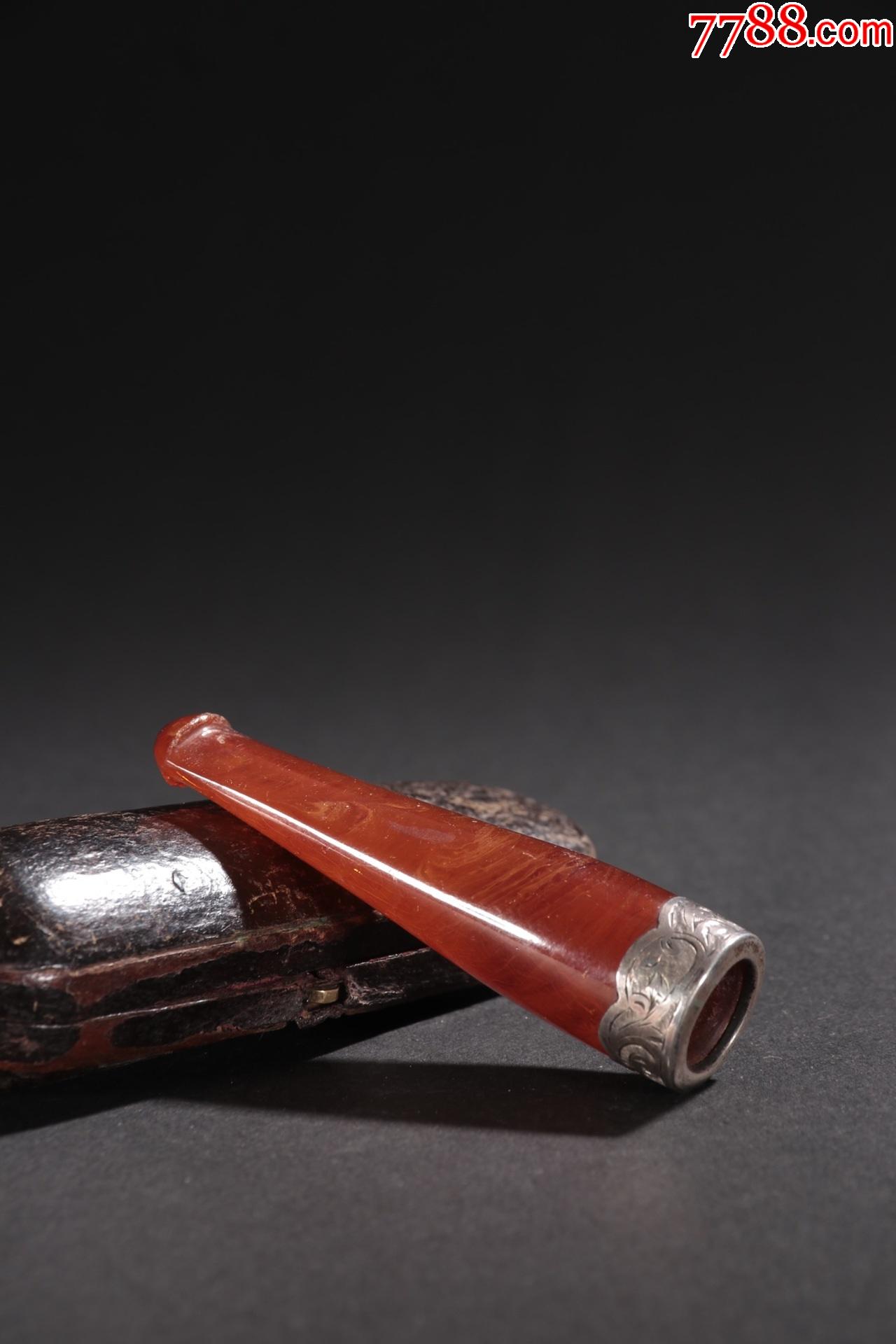 天然老蜜蜡烟嘴