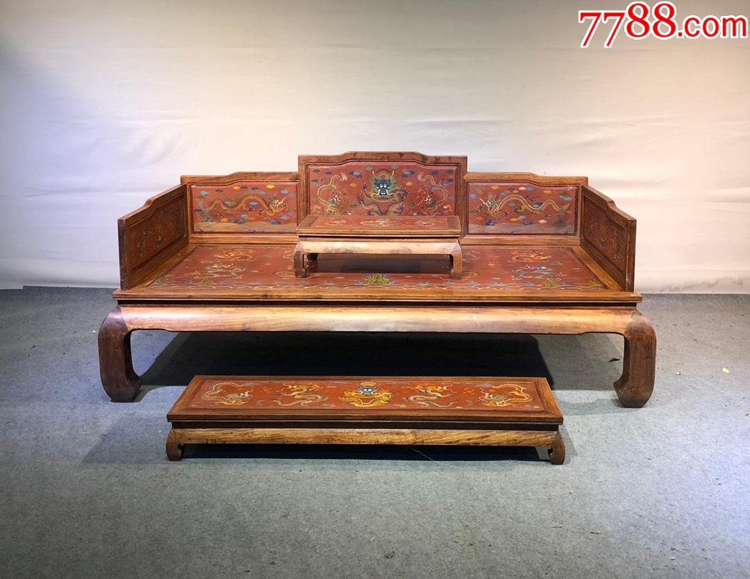 黄花梨雕填罗汉床_价格26000元_第1张_7788商城__七七八八商品交易
