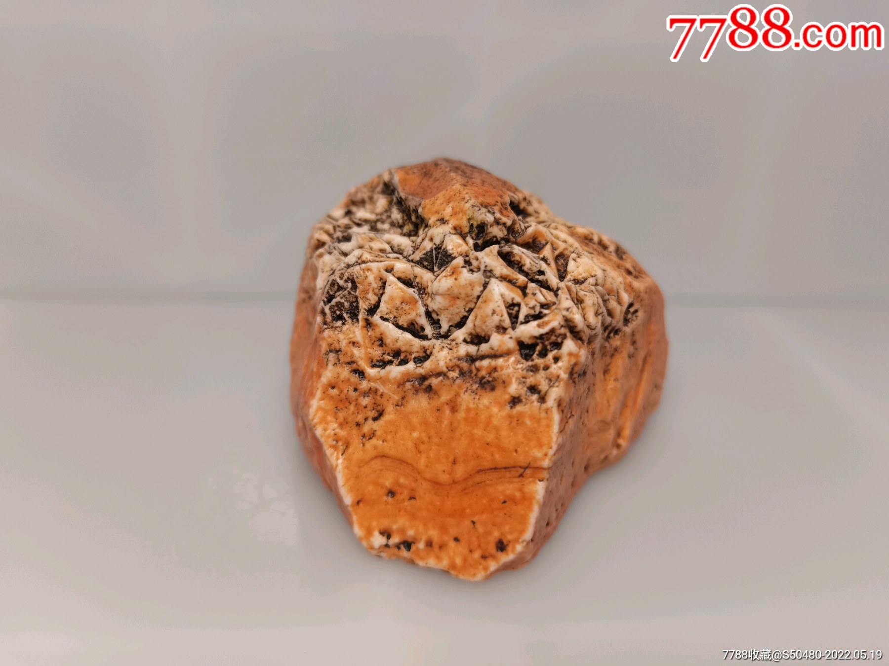 天然奇石造型象形景观观赏石摆件戈壁玛瑙原石沙漠漆手把玩石_价格150