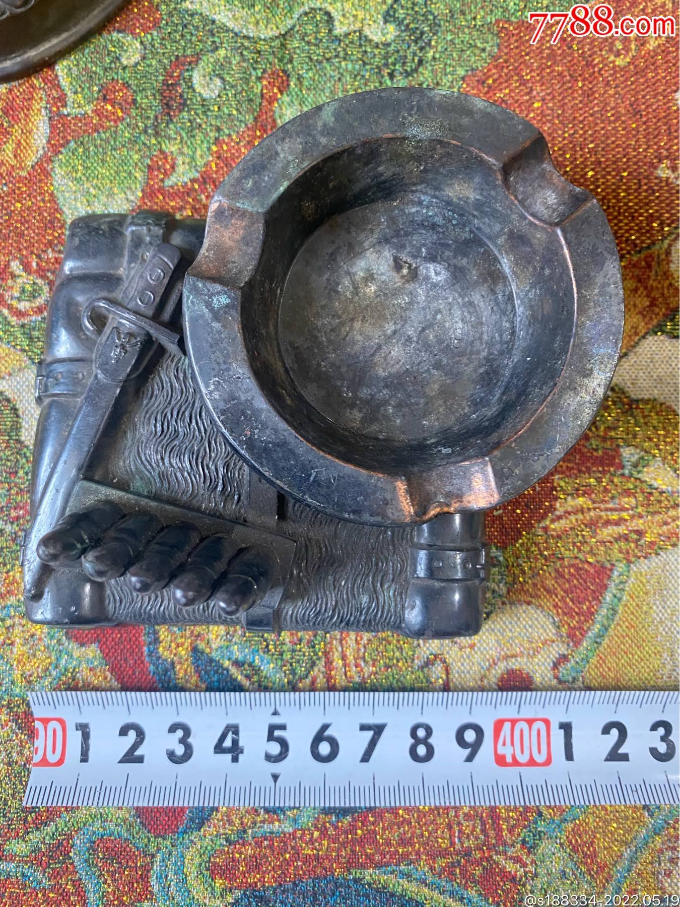 民国铅质烟灰缸