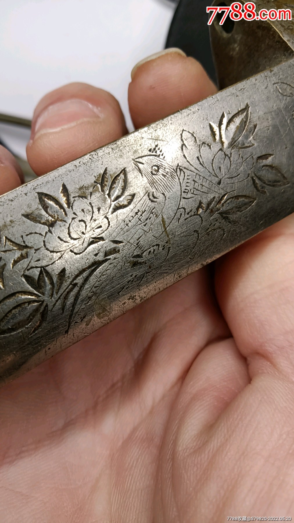 江南特色广锁深铲刻花锁