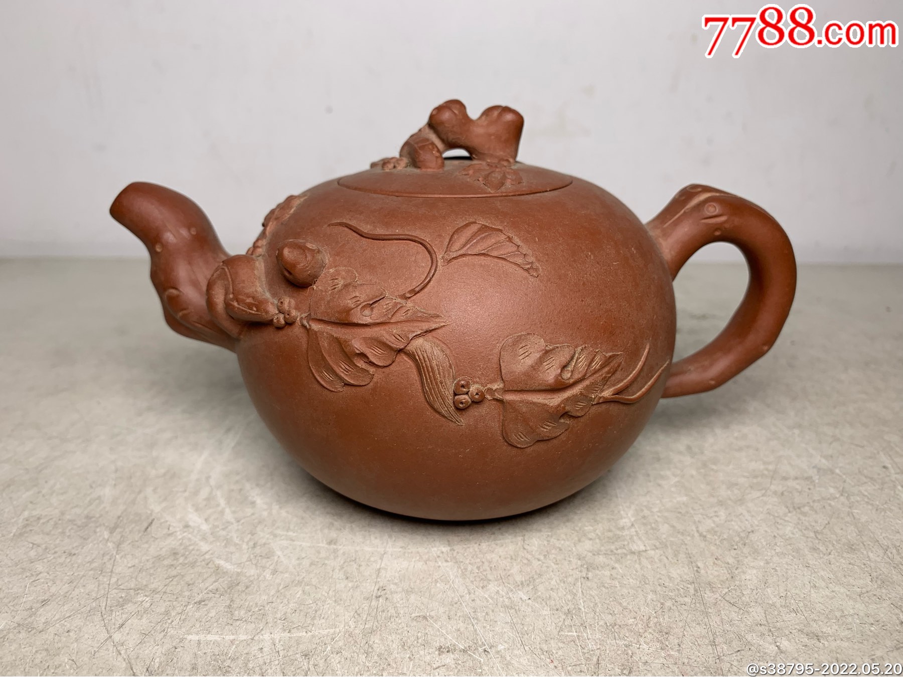 八十年代花货宜兴紫砂茶壶