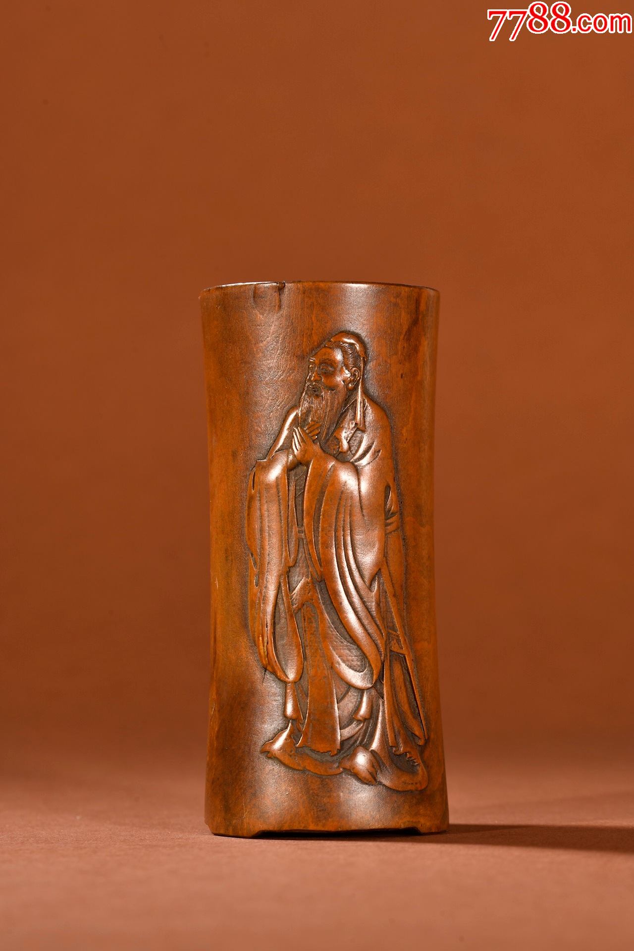 黄杨木夫子文房笔筒_价格5200元_第1张_7788商城__七七八八商品交易