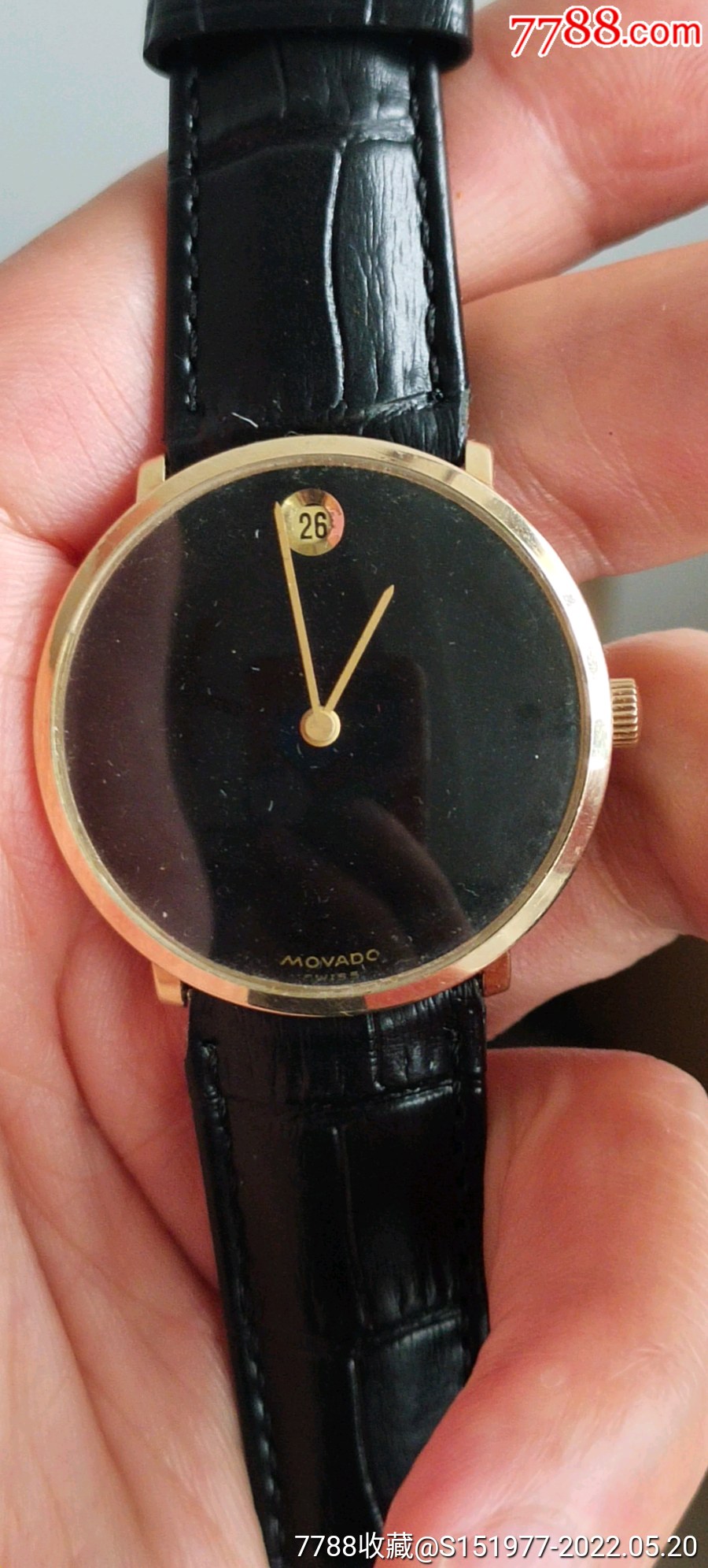 摩凡陀古董手卷男表14k实金博物馆系列古董收藏表摩凡陀古董表经典