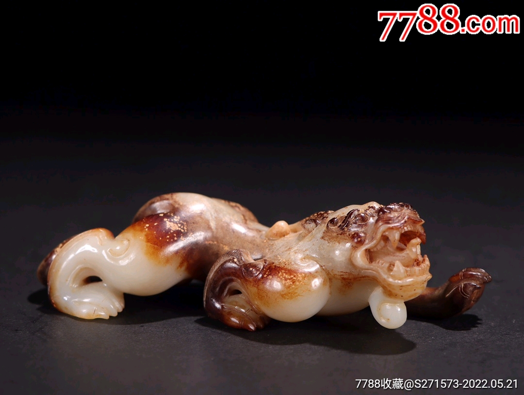 藏家让藏螭虎摆件规格长123cm宽55cm高36cm重17