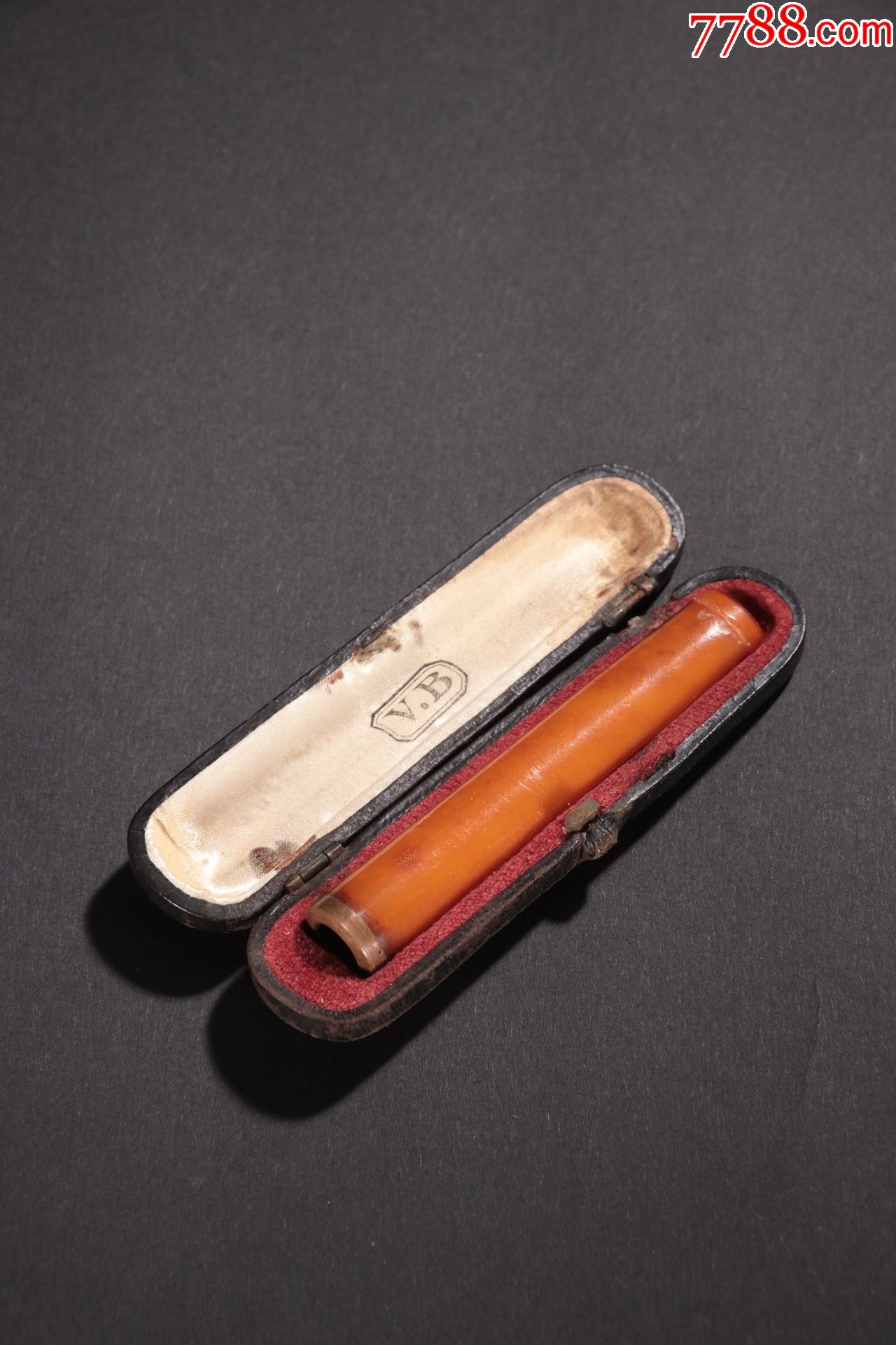 天然老蜜蜡烟嘴