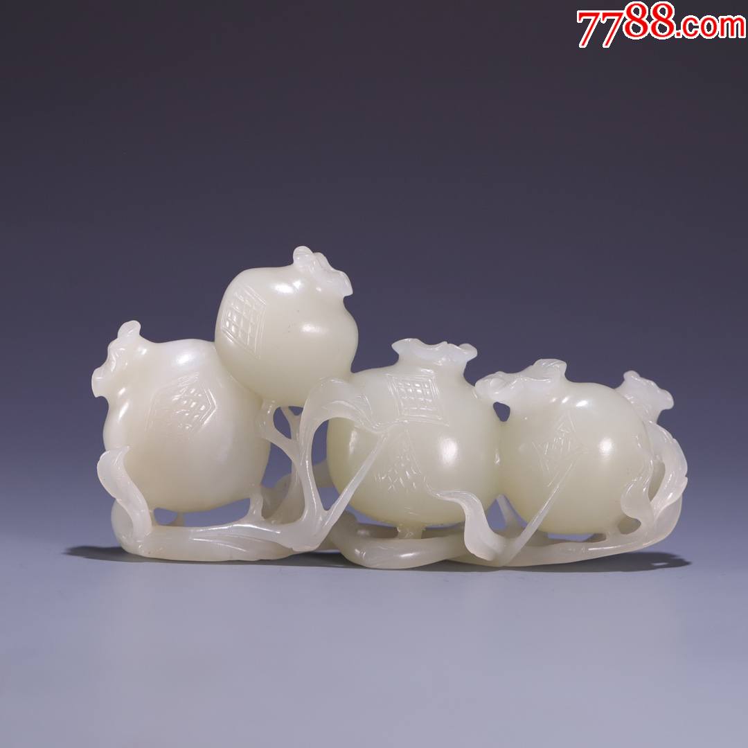 和田玉石榴花插aa91s60f