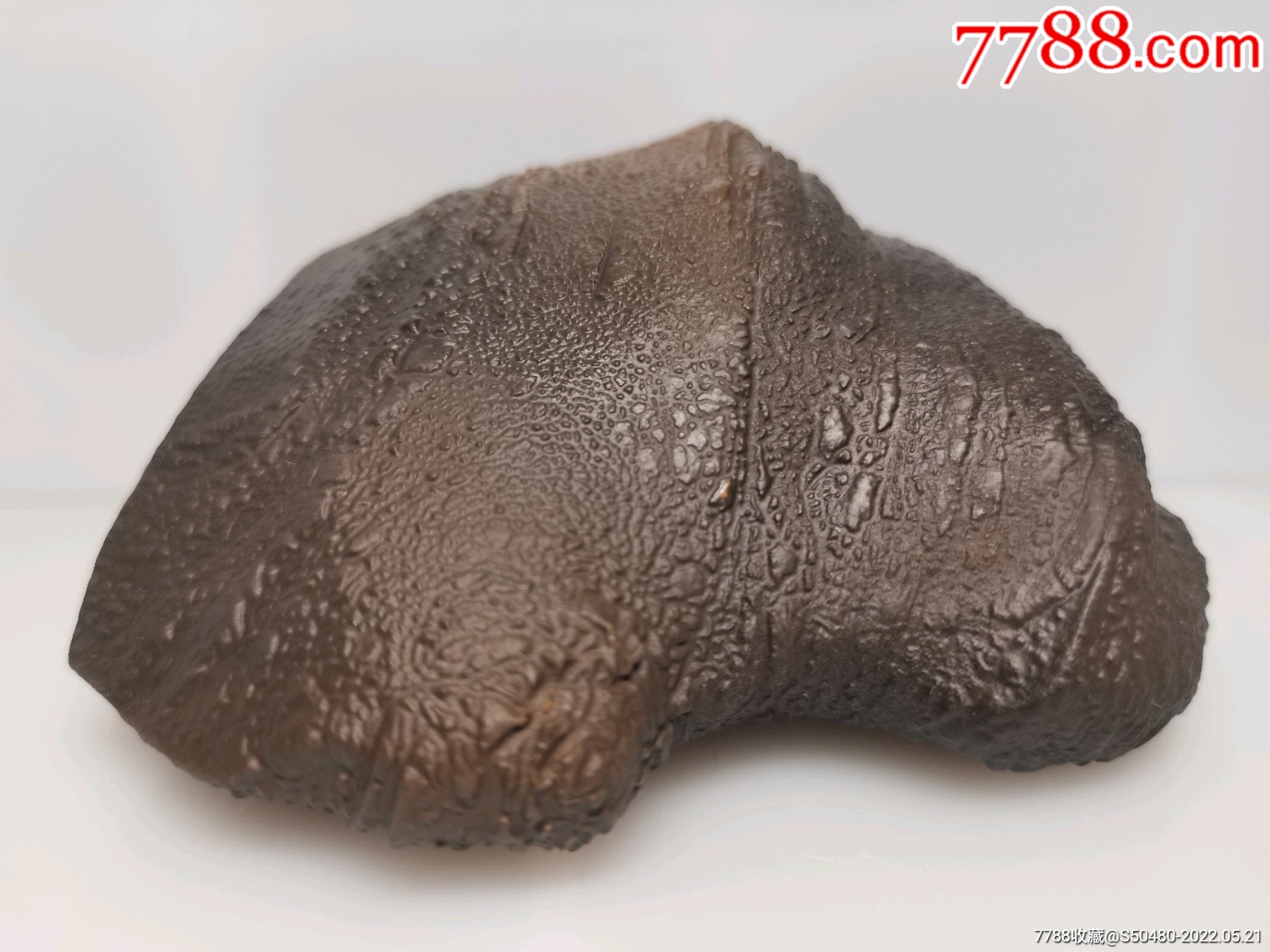 天然观赏奇石戈壁玛瑙原石沙漠漆风凌石风砺石纹路泥石小笔架山子