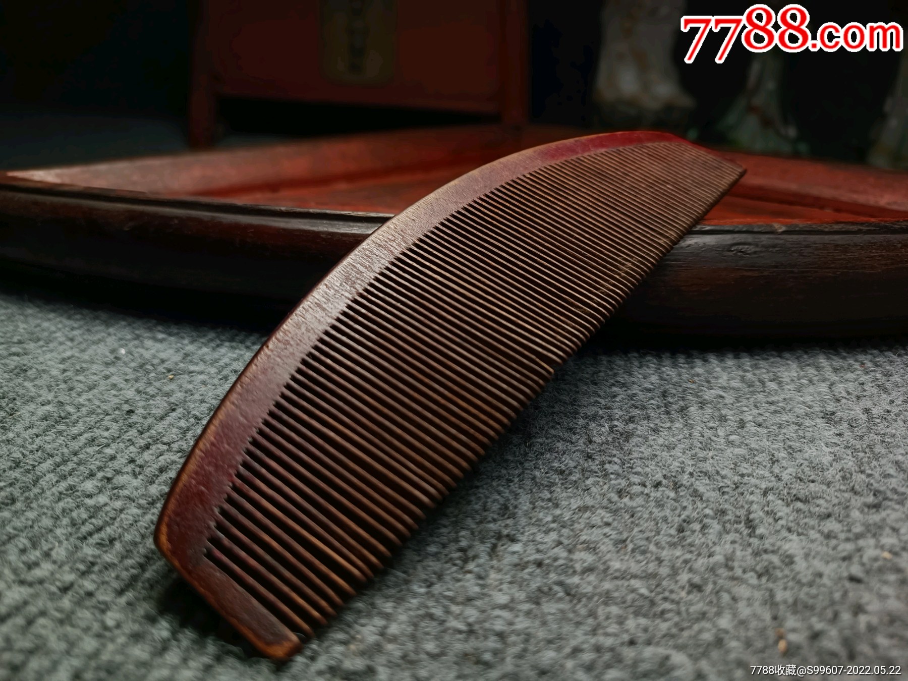 民清木梳子老木梳老木器老木雕老花板