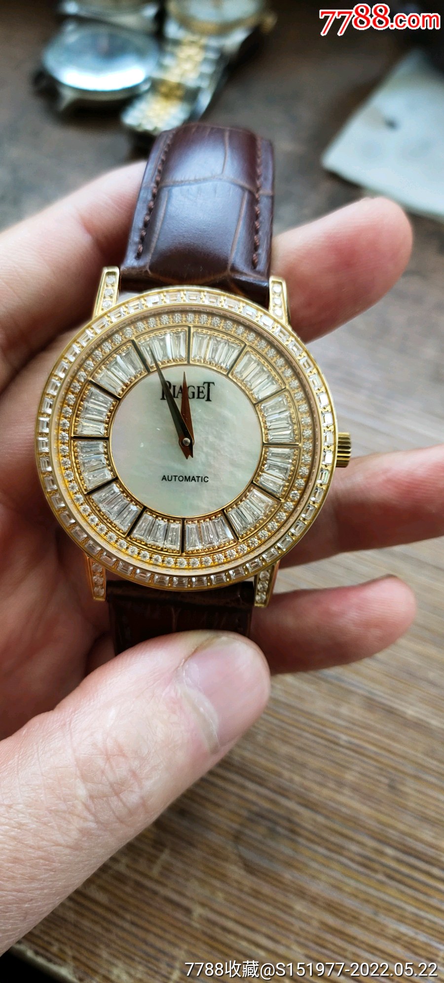 大表经装逼伯爵自动表走时好不是普通货表径43人工满钻价格便宜