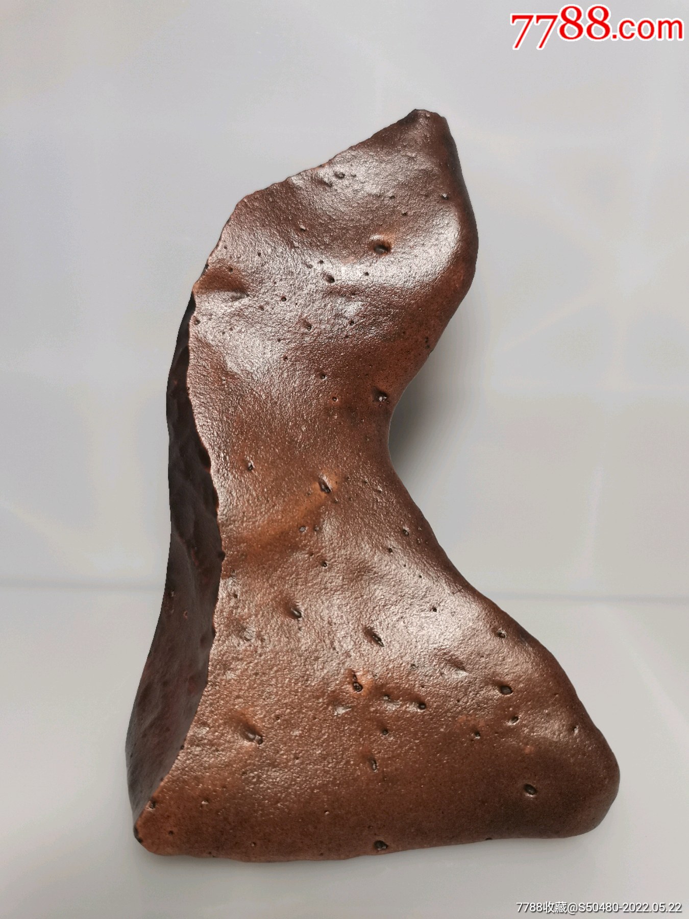 景观造型观赏石沙漠漆风凌石风砺石戈壁玛瑙原石新疆红泥石笔架摆件