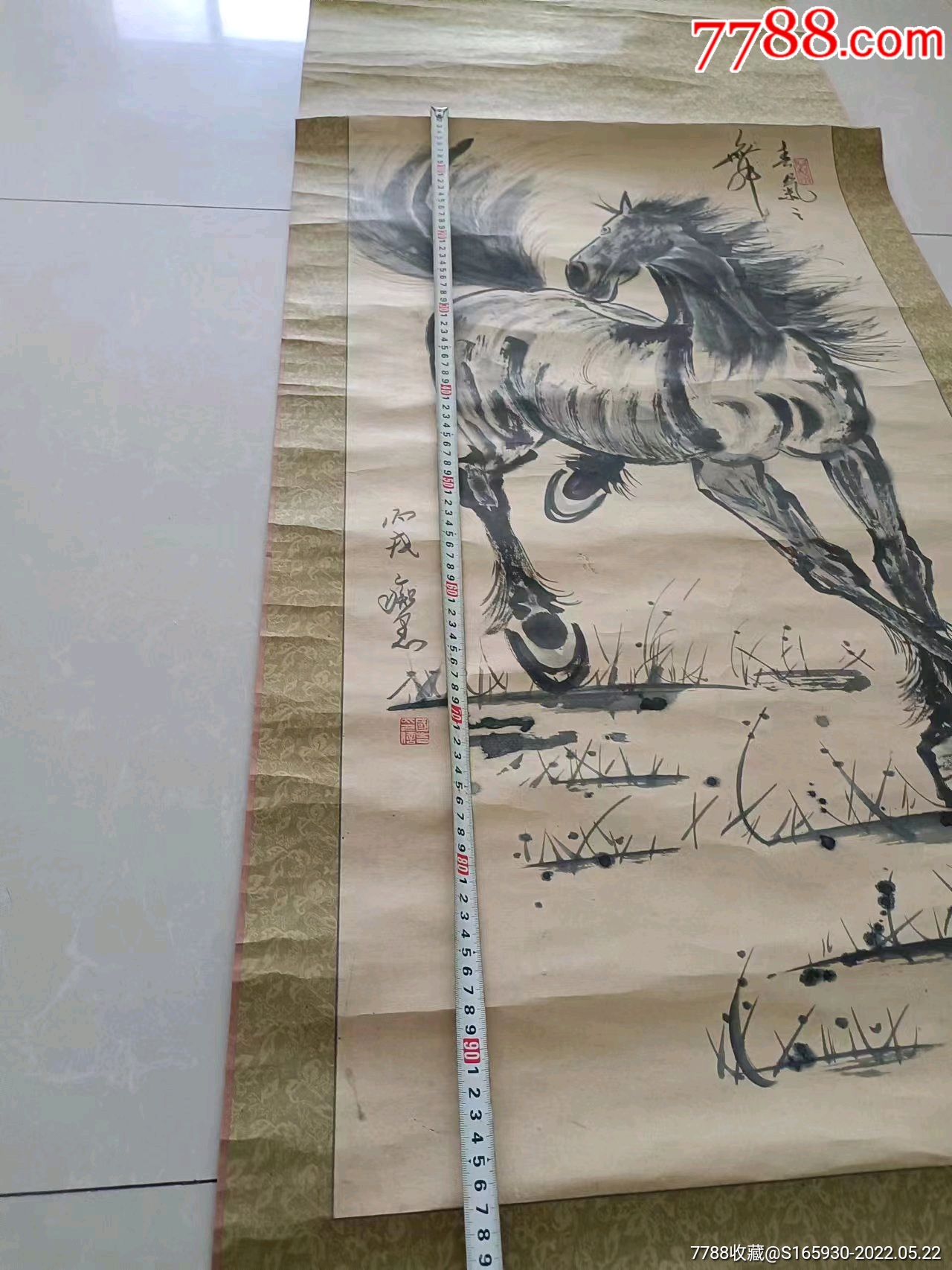 名人老手绘画画工精细漂亮代表马到功成的寓意