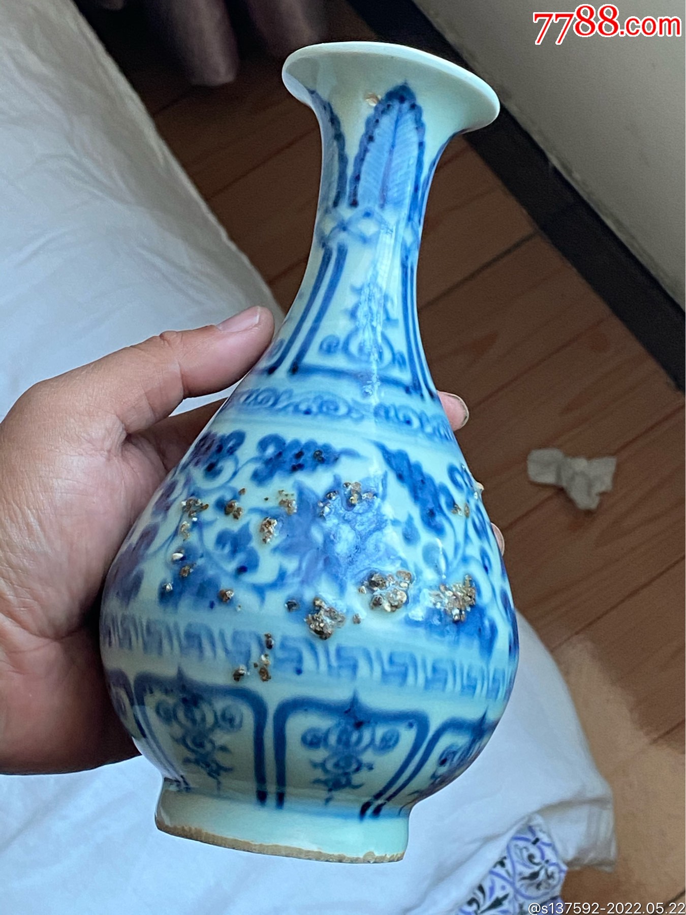 明代窑址玉壶春青花瓷瓶_价格6000元【百姓小店】_第1张_7788收藏