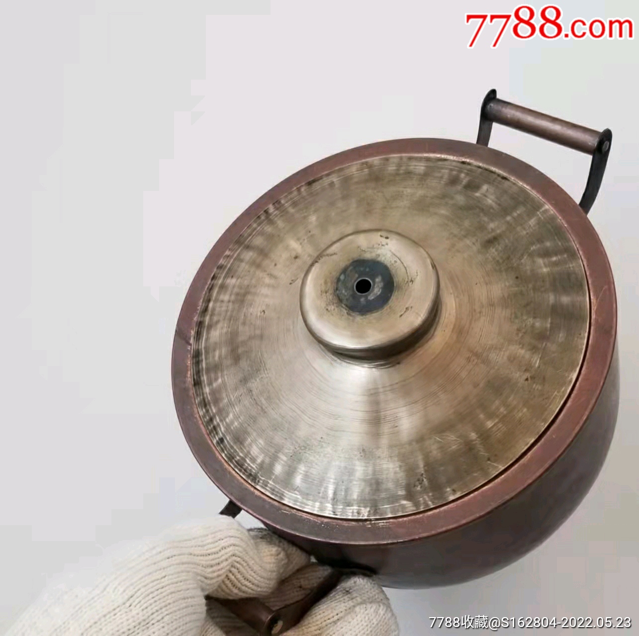 民国时期老铜锅一个