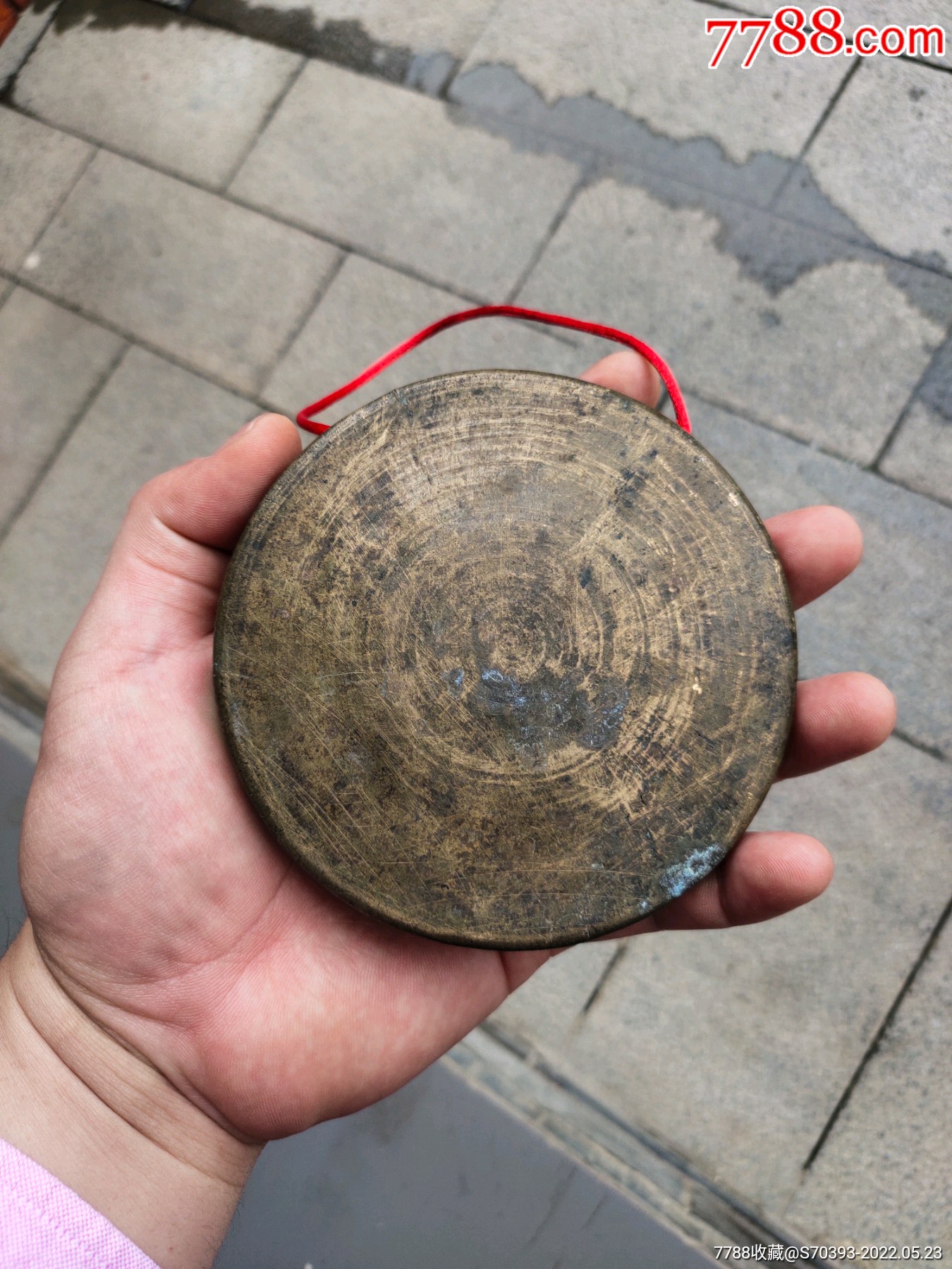 清代掌中宝小铜锣手锣