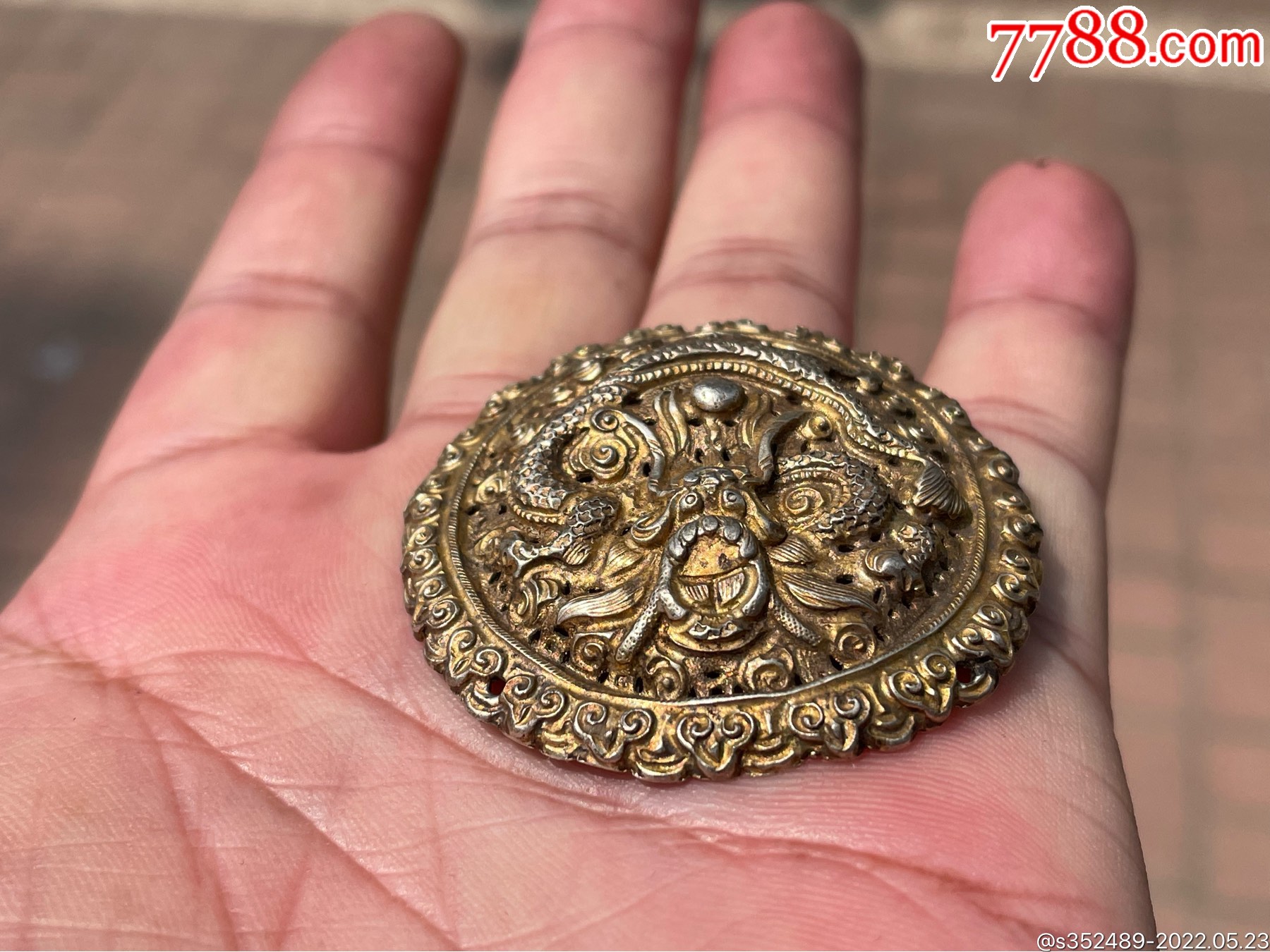 北洋新军银龙帽徽