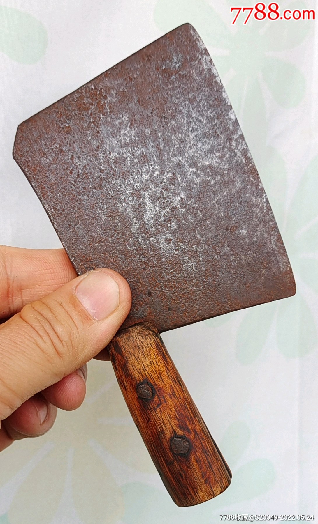 少见清代便携药刀一把