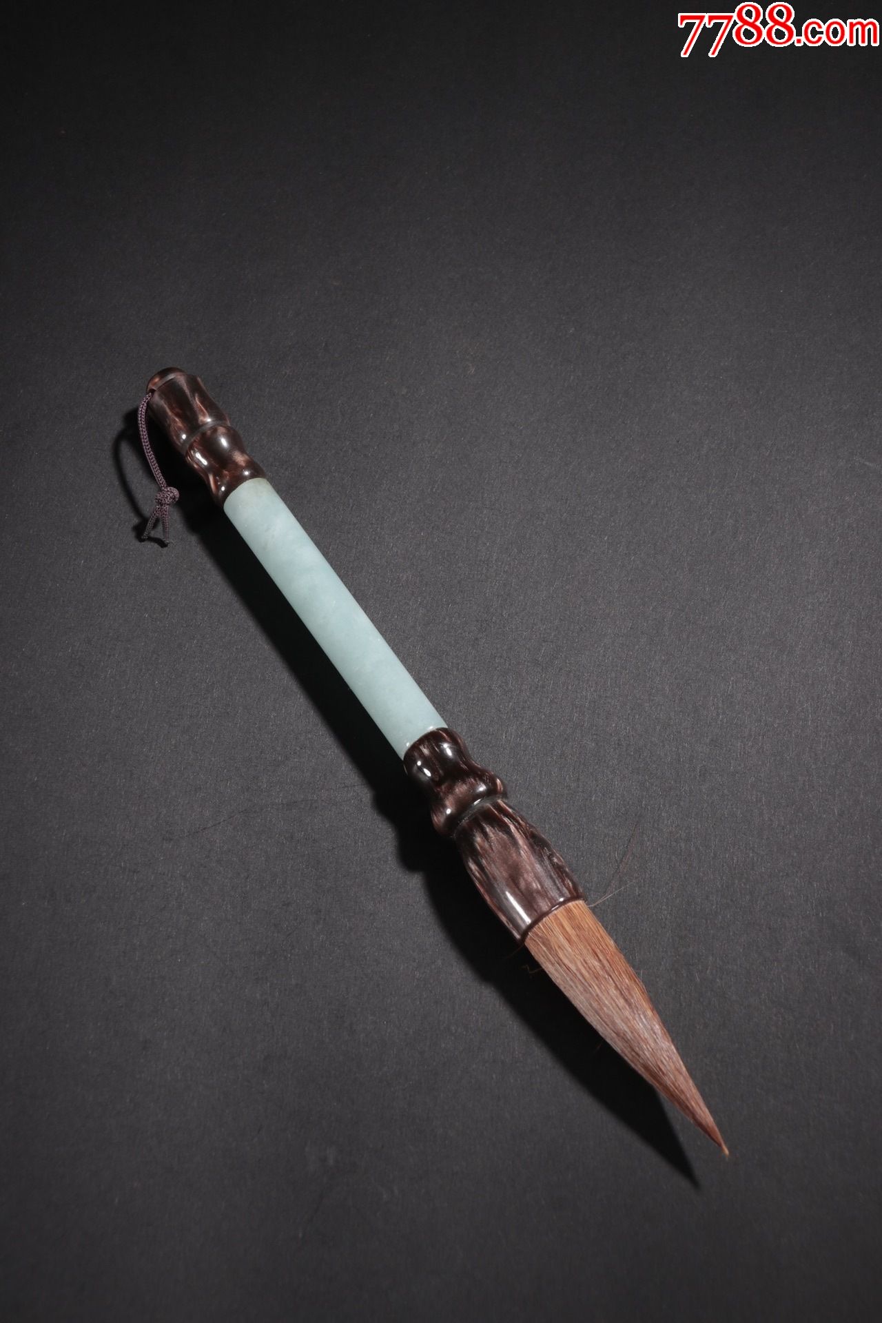 回流f翡翠毛笔一支a91s15