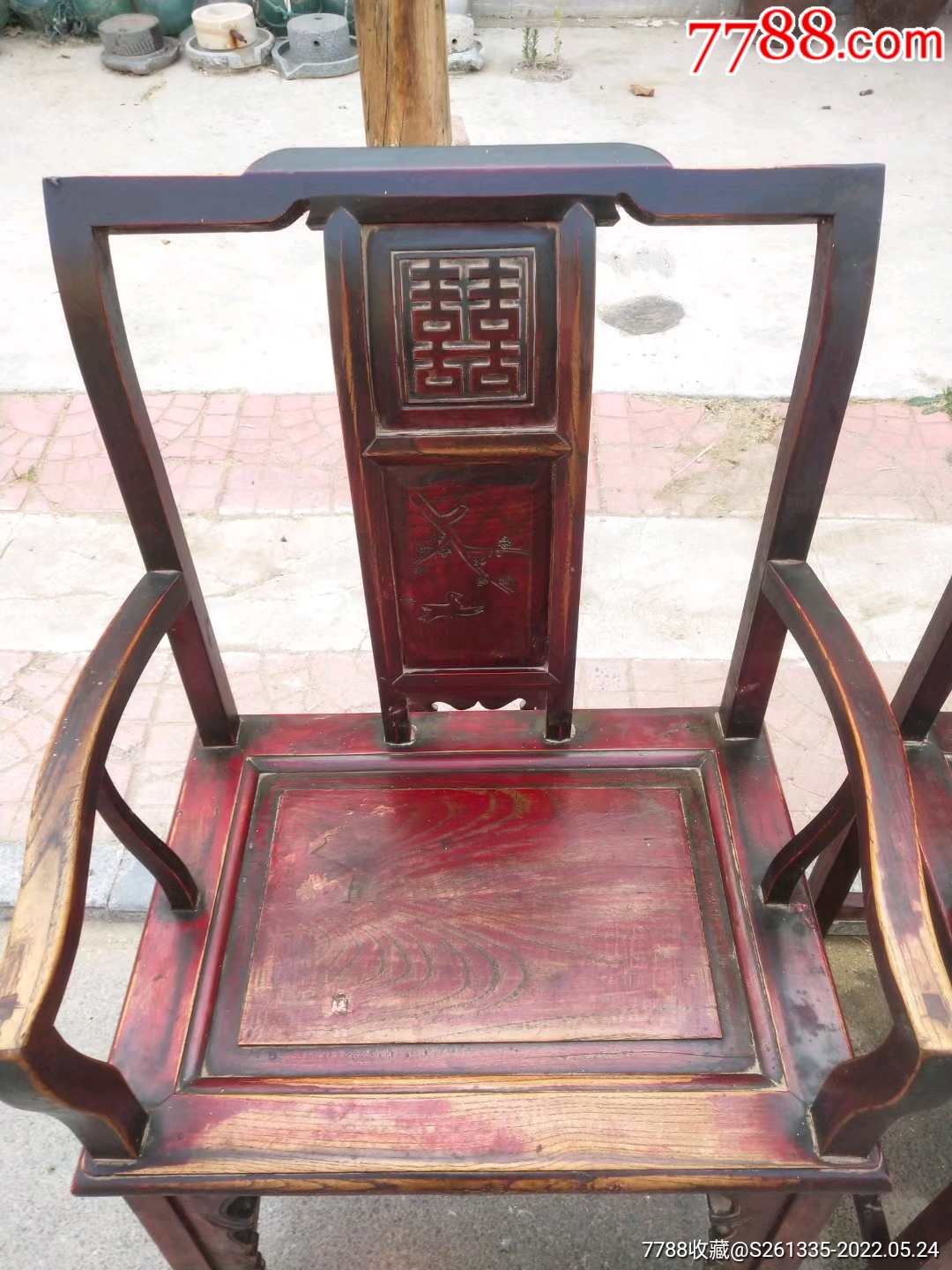 民国时期官帽椅扶手椅全品牢固结实需要的联系