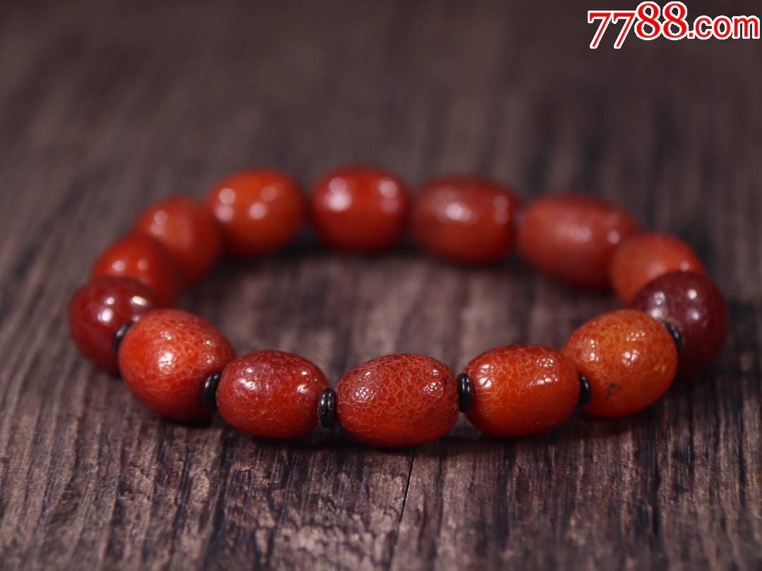 旧藏百年老蜜蜡桶珠手串