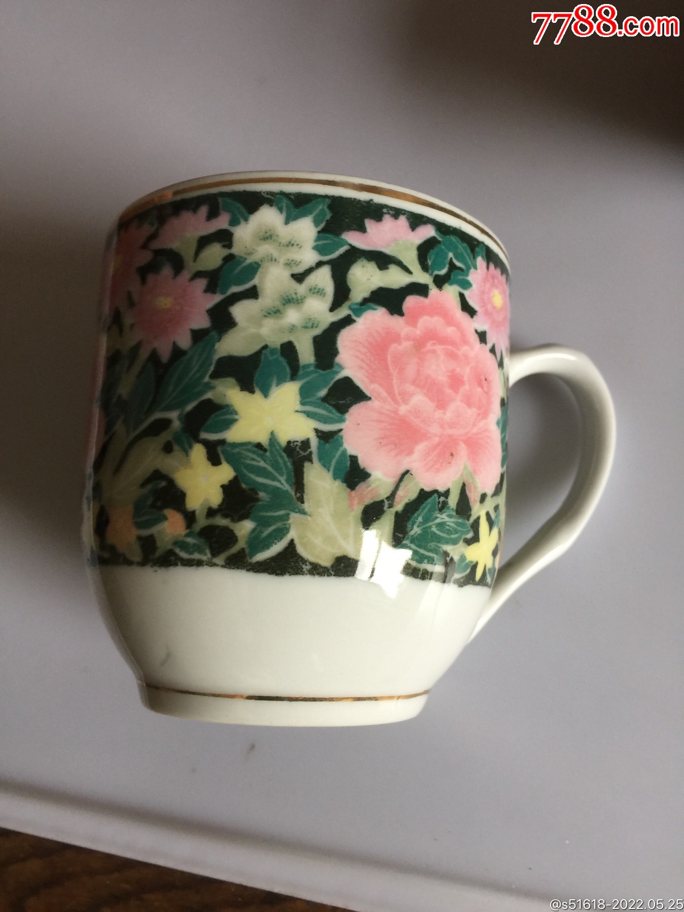 醴陵群力釉下五彩茶杯