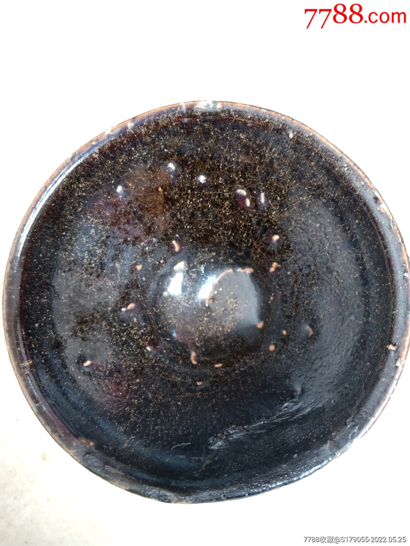 宋代建水窑兔毫盏b