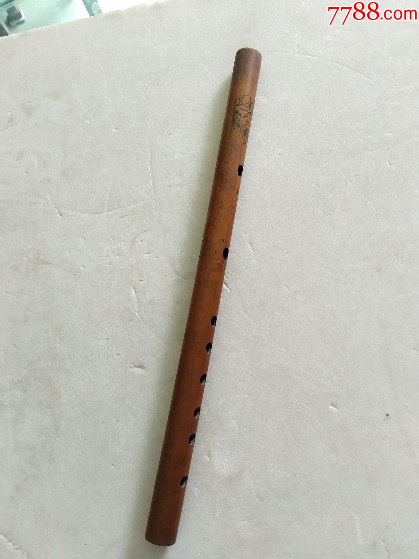 少见梧州乐器社笛子怀旧老物件