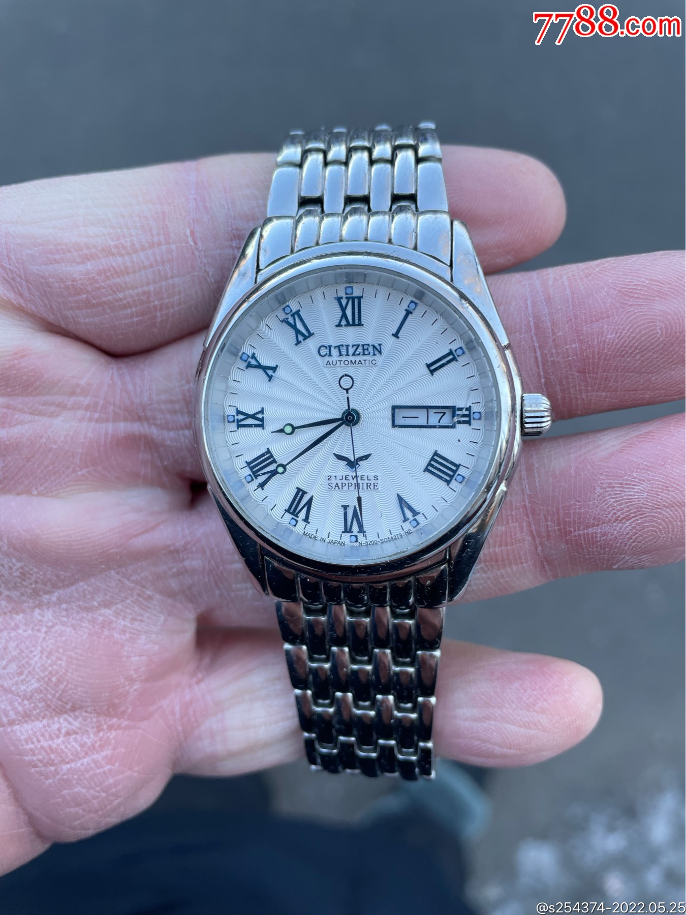 西铁城自动机械表男表