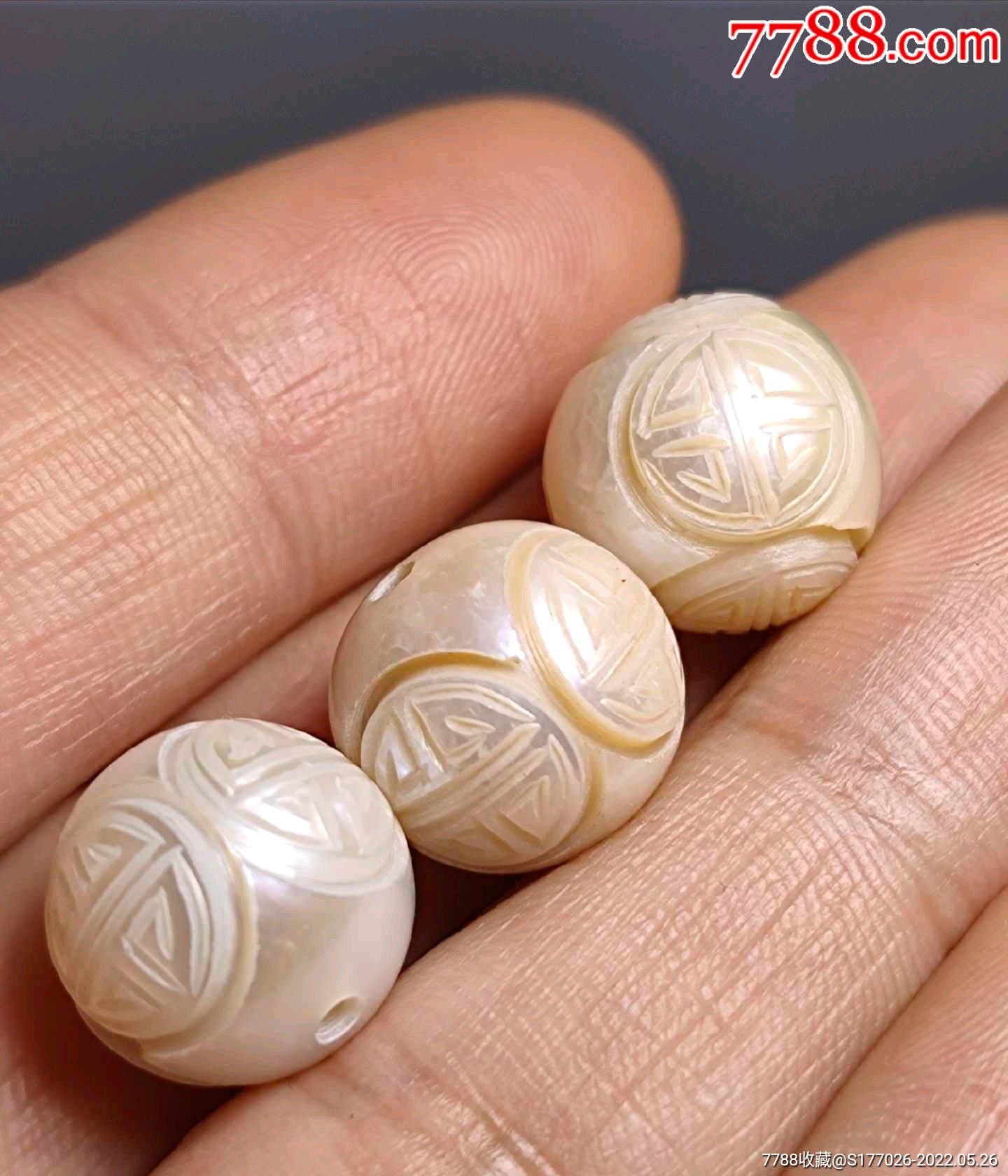 清代寿字东珠!珍品!-价格:6500元-se87312373-珍珠-零售-7788茶具