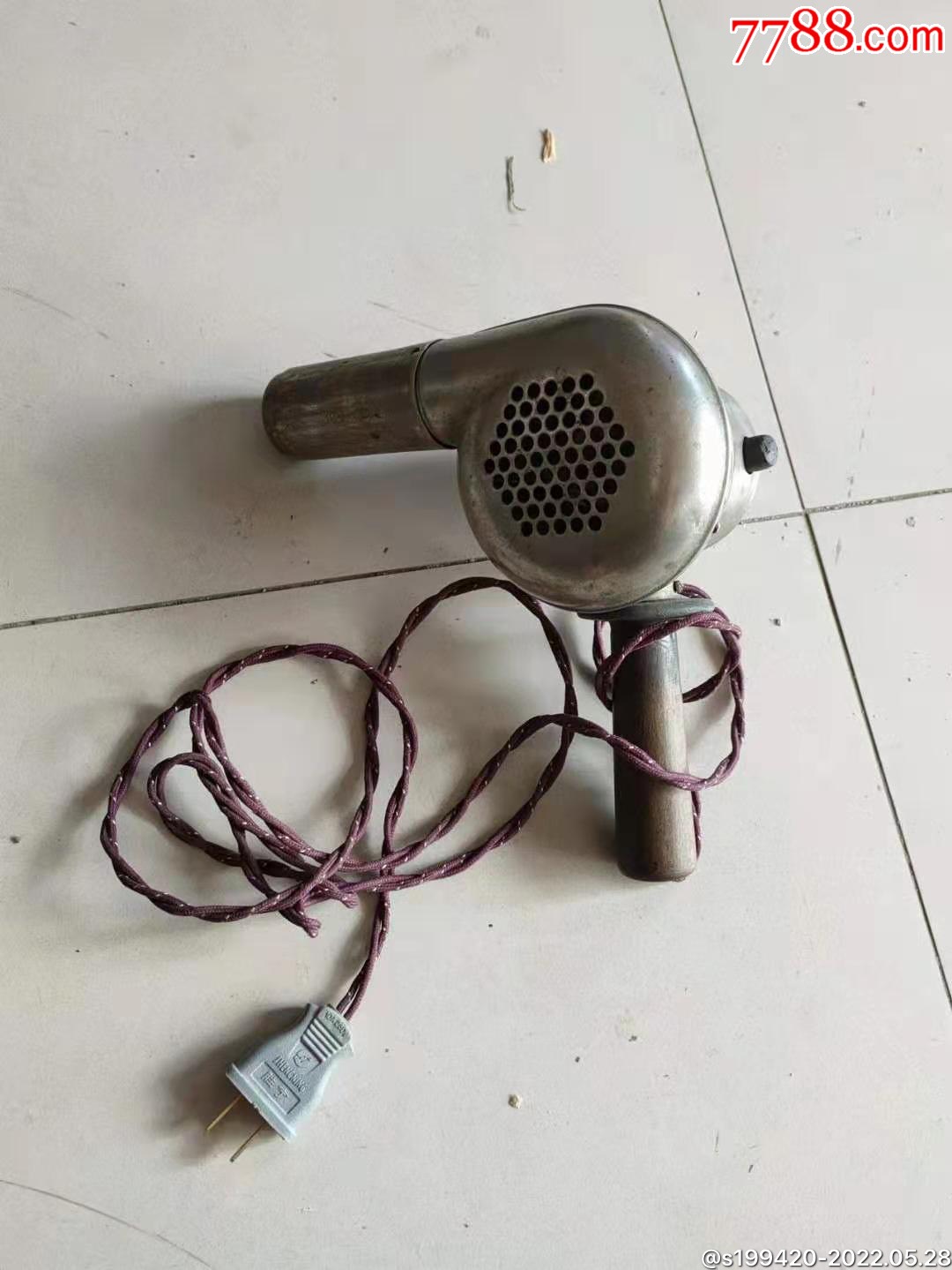 民国时期电吹风机白铜外壳保存完好正常使用