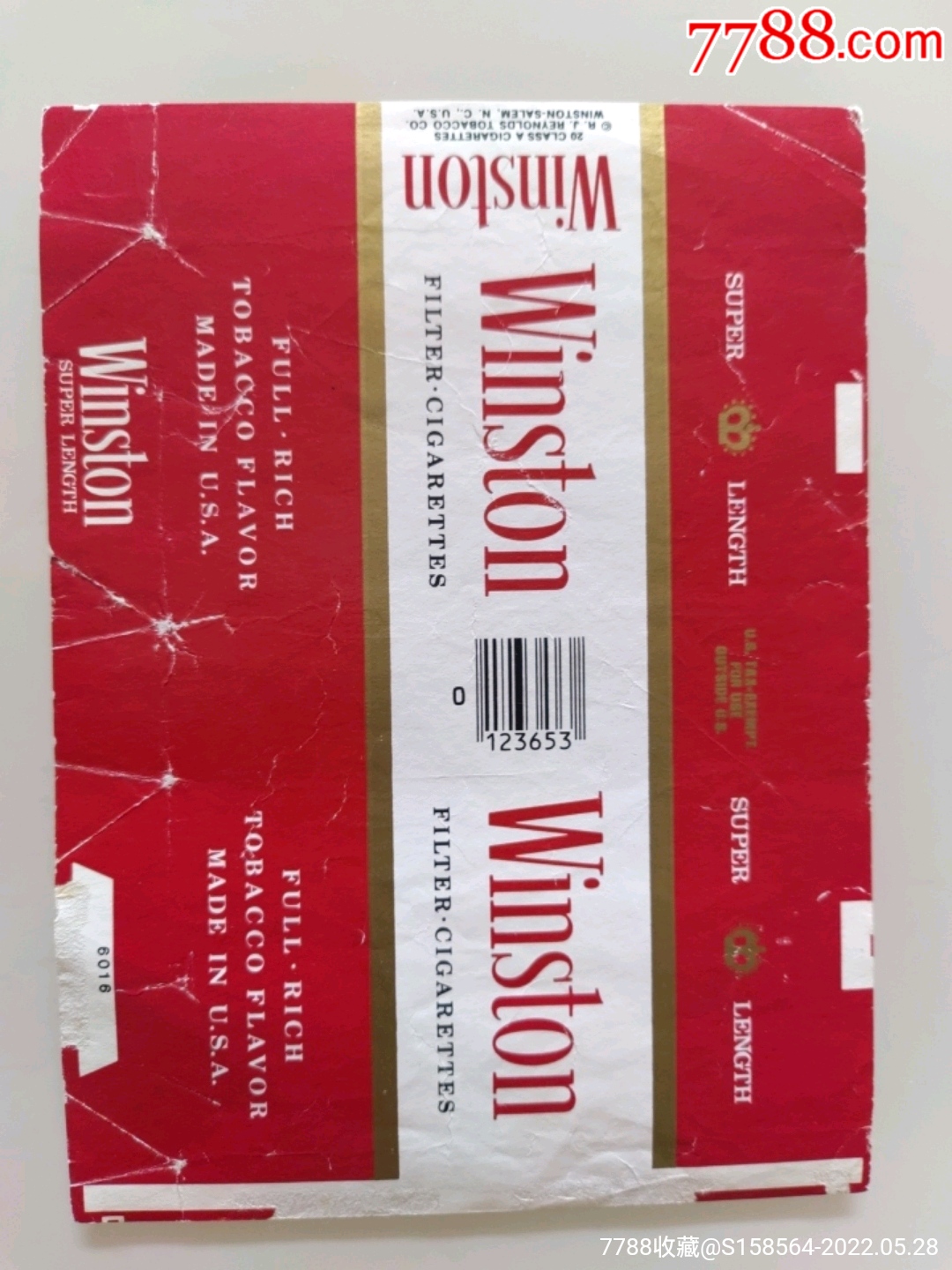 winston五-价格:1元-se87356227-烟标/烟盒-零售-7788收藏__收藏热线