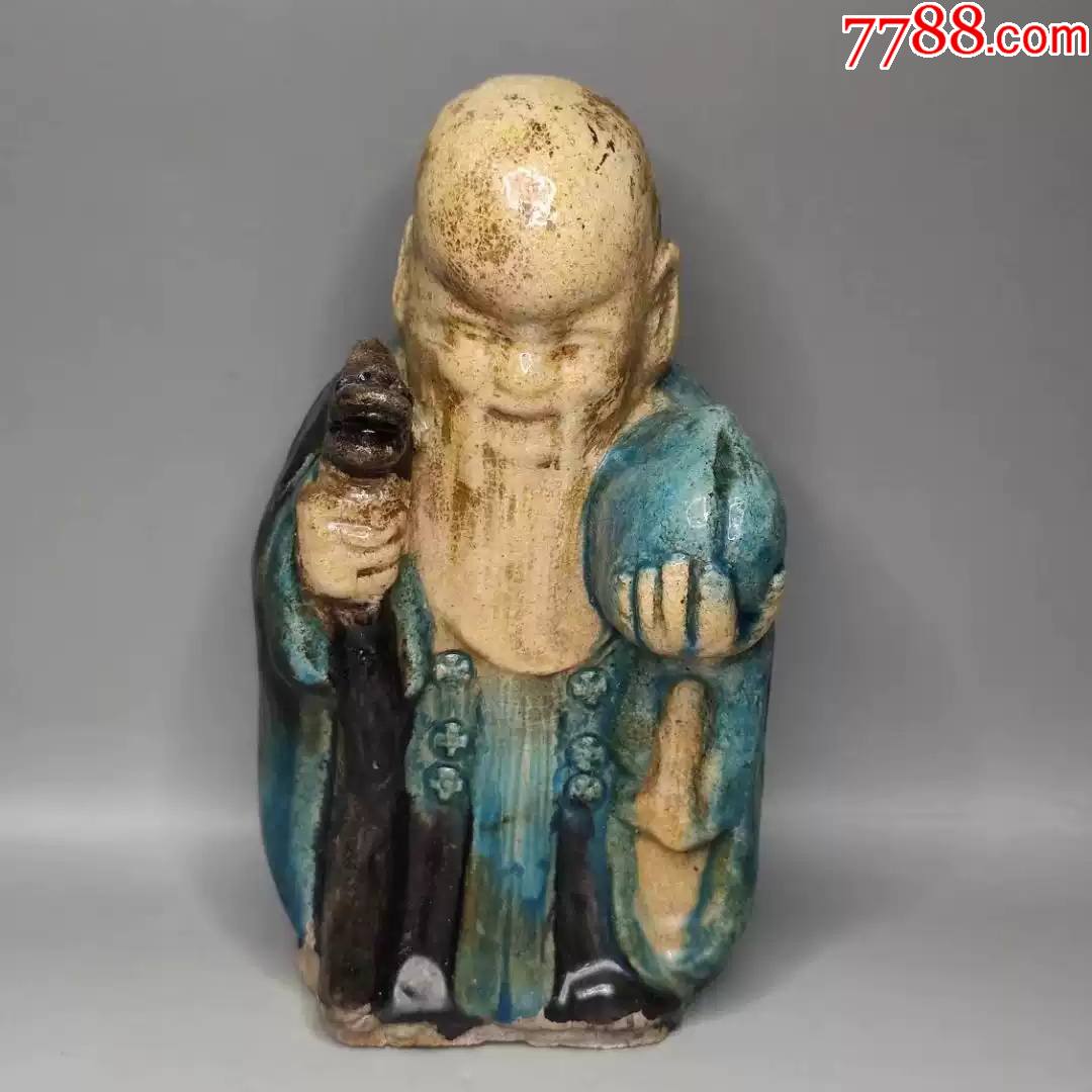 民国珐华瓷寿星_雕塑瓷/瓷雕_配件图片_收藏价格_7788钟表收藏