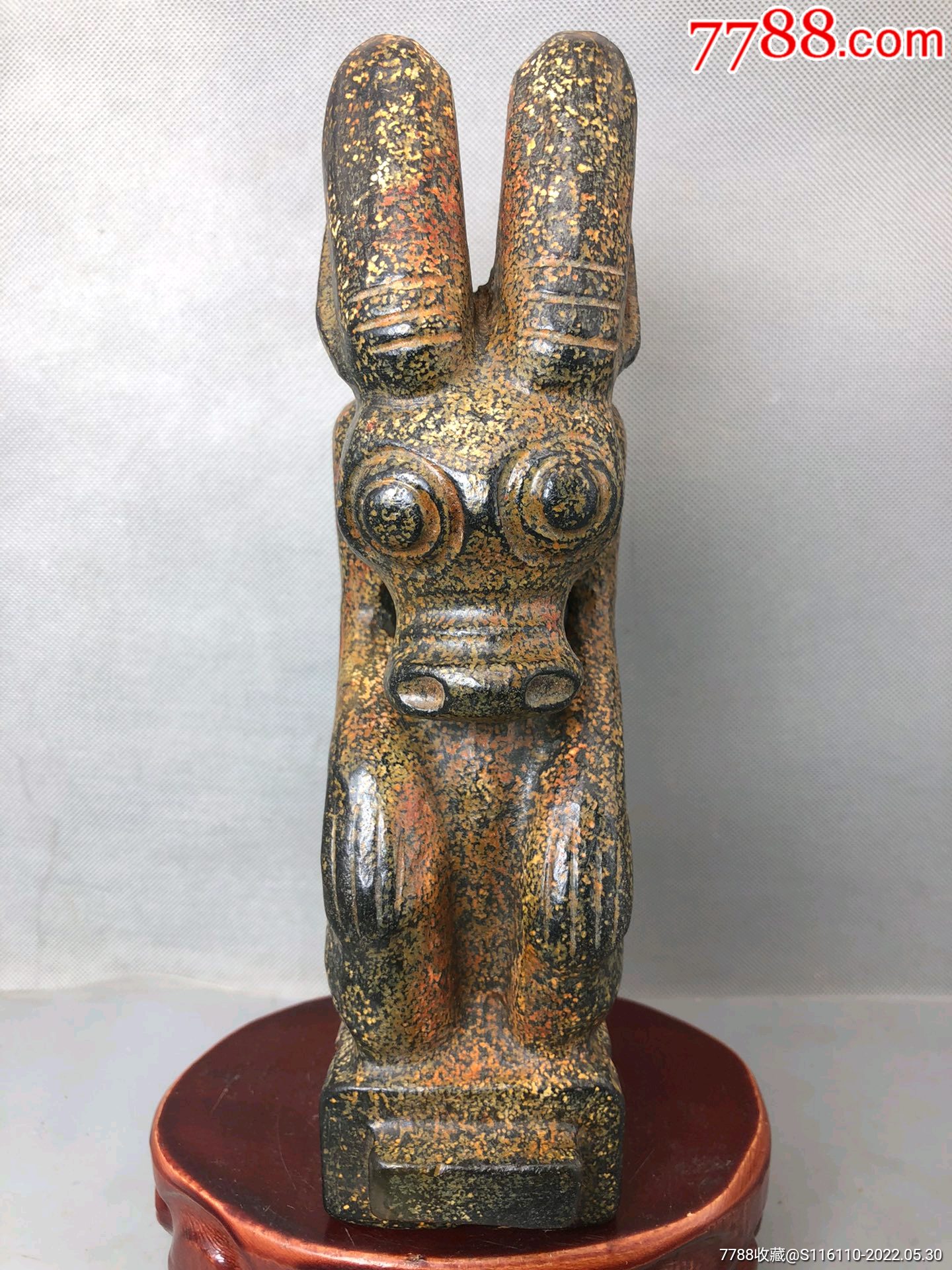 新疆河磨玉人物大摆件