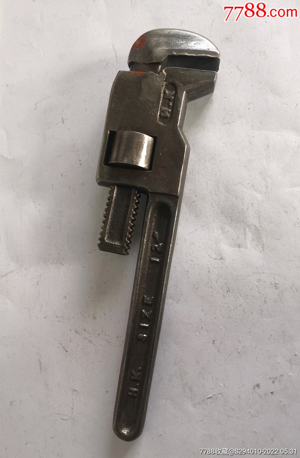 早期进口管钳子一把!_水电/五金_配件图片_收藏价格_7788钟表收藏