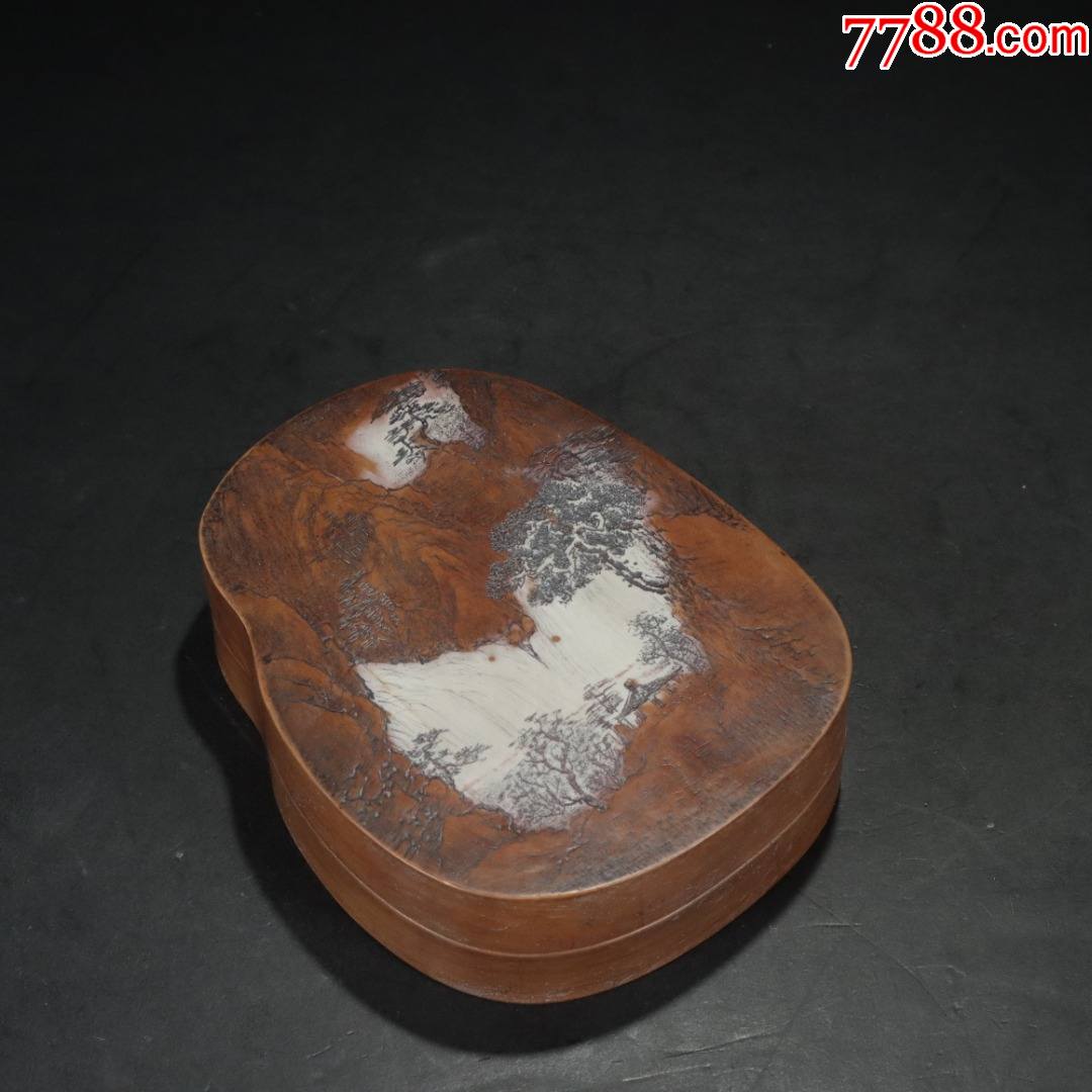 松花石文房盖砚:飞流直下三千尺_价格2700元_第1张_7788收藏__收藏