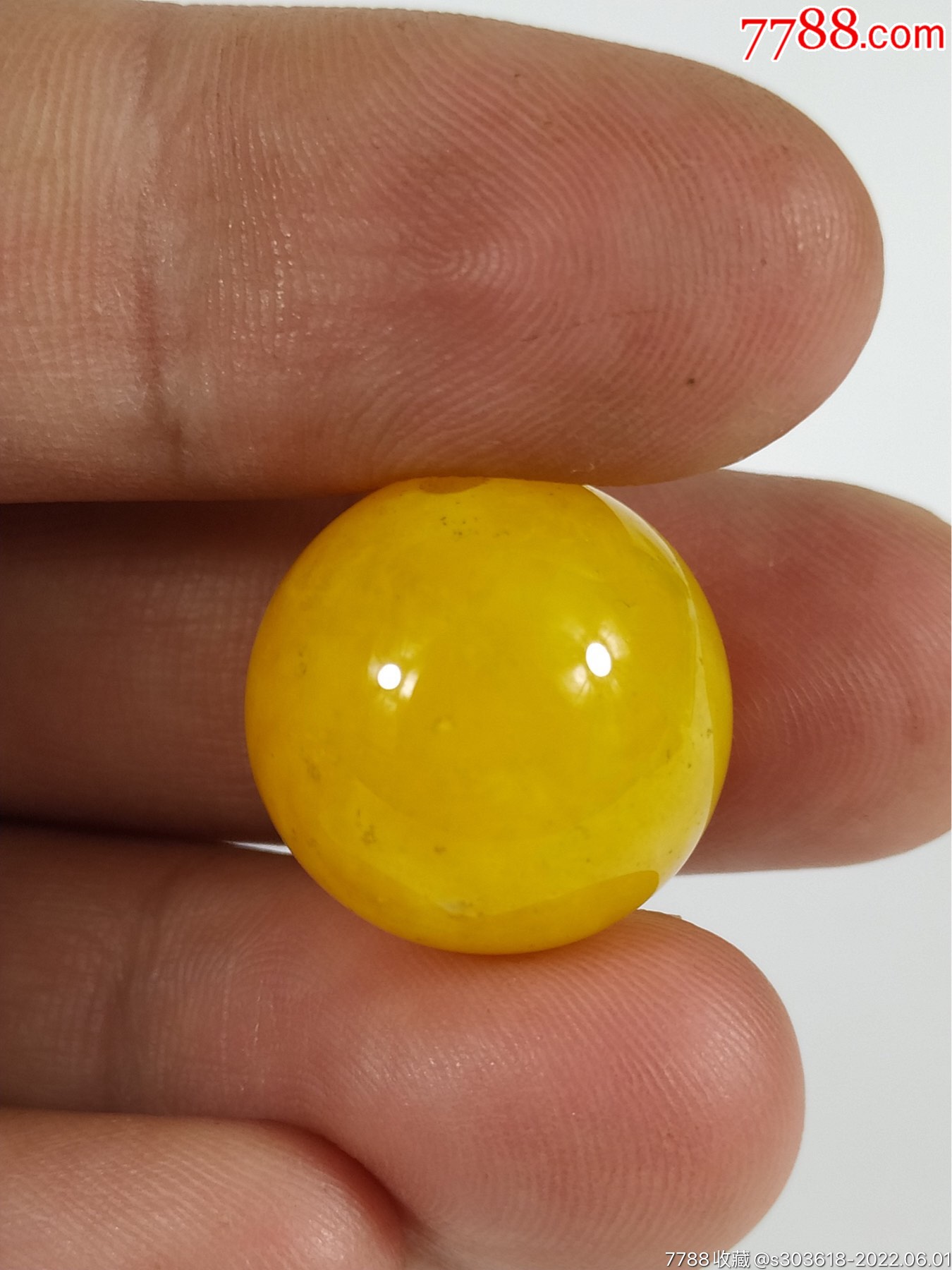 品名:一颗鸡蛋黄珠子_其他玉石/玉器_第2张_7788玉器收藏