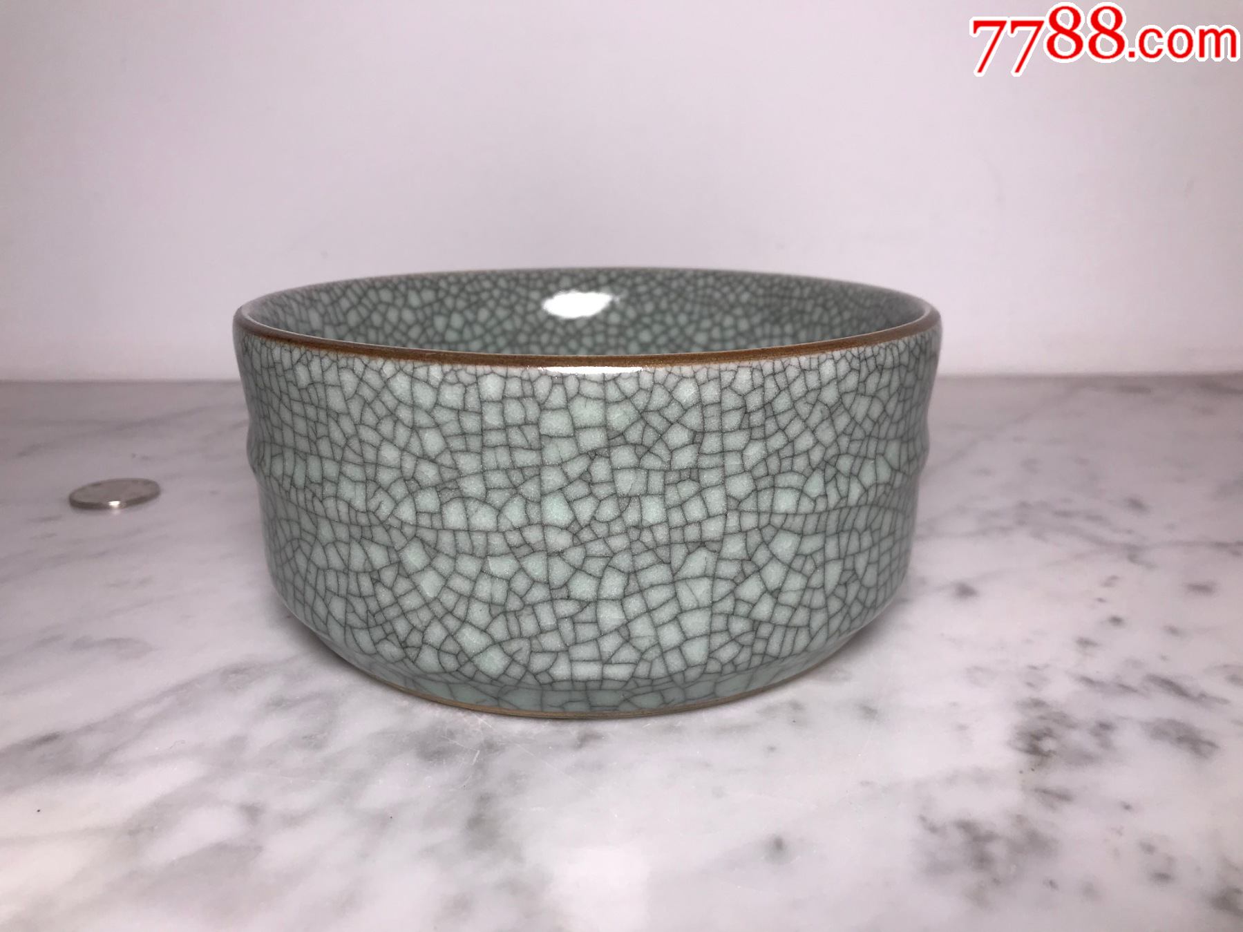 八十年代哥釉开片大笔洗_价格240元_第1张_7788收藏__收藏热线