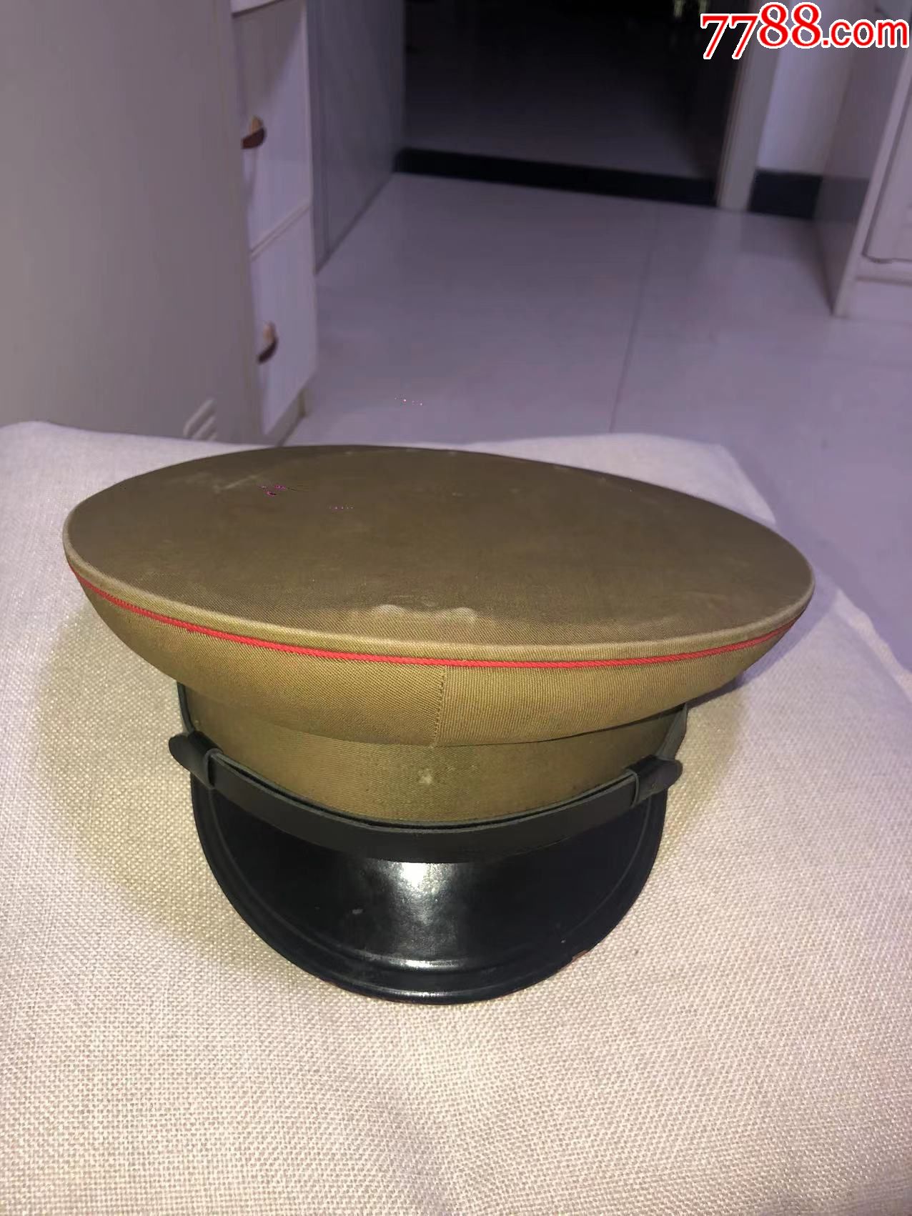 55式尉官大檐帽,4号_帽子_收藏交流_回收价值_7788磁带收藏