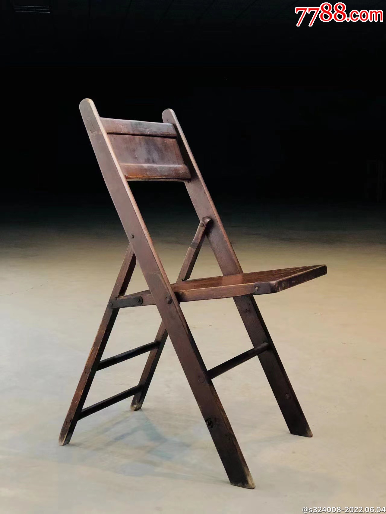 清代金丝楠木交椅全品完整