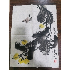 吴建中花鸟画（秦皇岛著名已故画家）